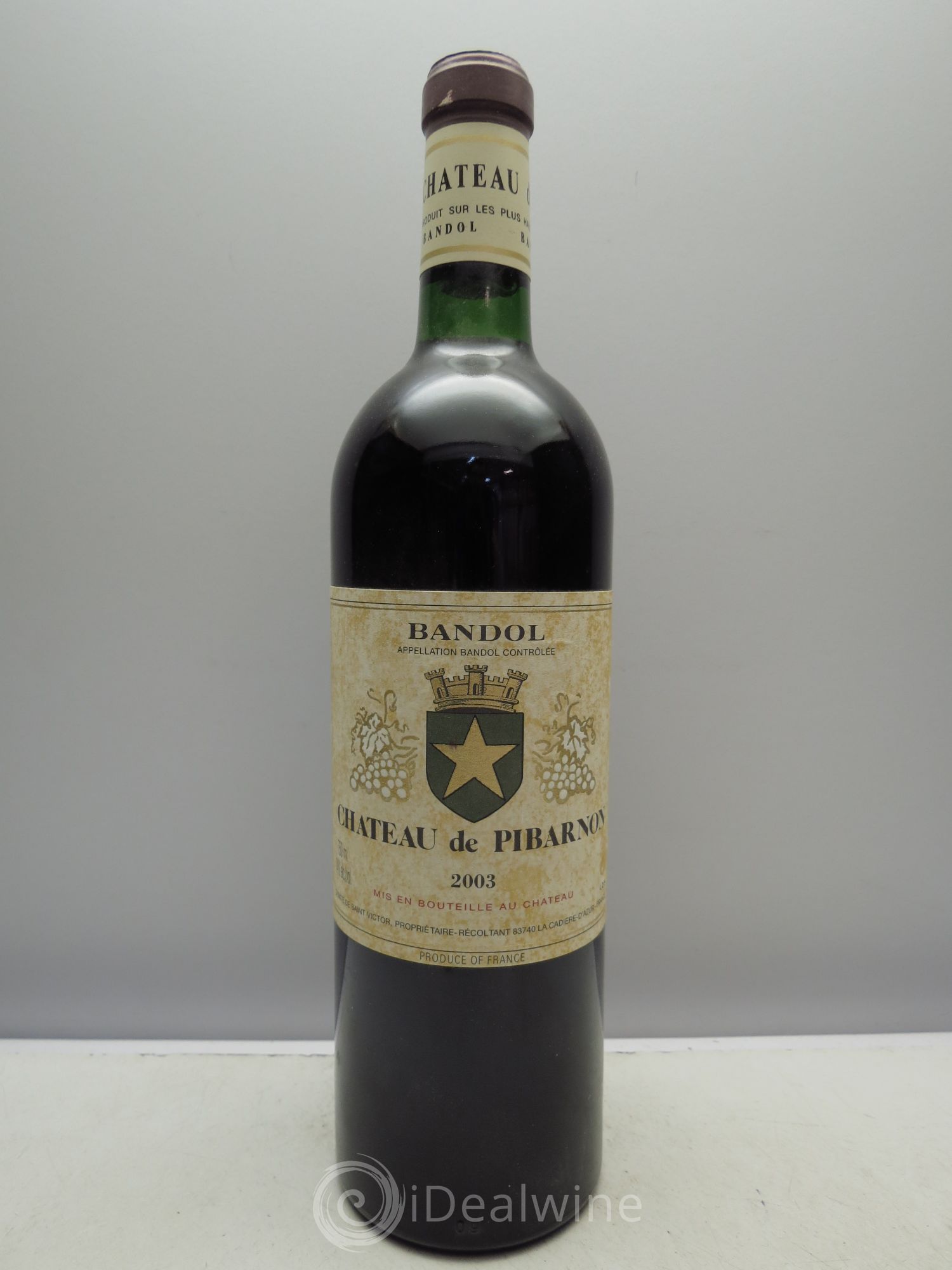 Bandol Château de Pibarnon Comte de Saint-Victor 2003 - Lot de 1 bouteille - 0
