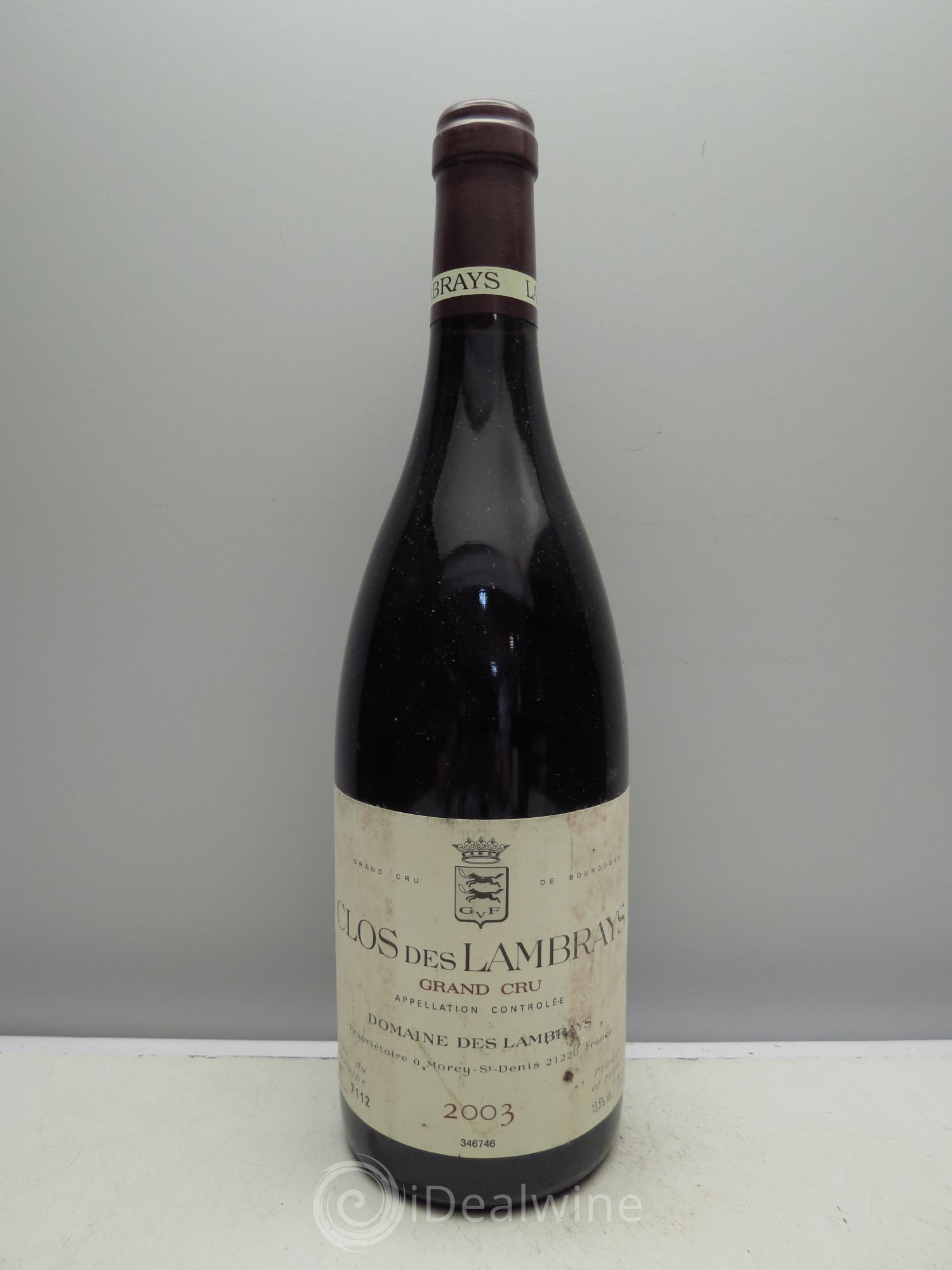 Clos des Lambrays Grand Cru Domaine des Lambrays 2003 - Lot de 1 bouteille - 0