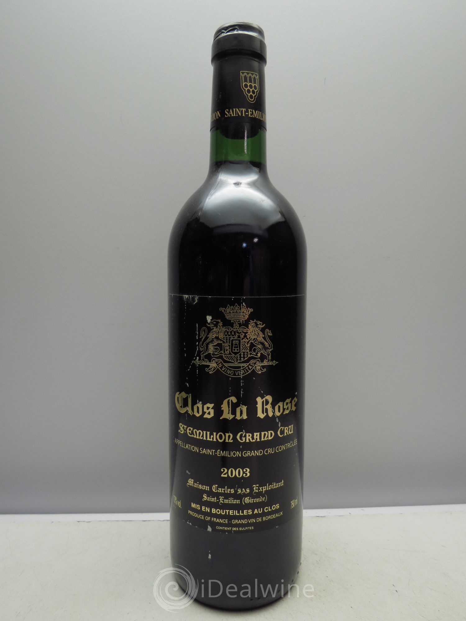 Saint-Émilion Clos de la Rose 2003 - Posten von 12 Flaschen - 0