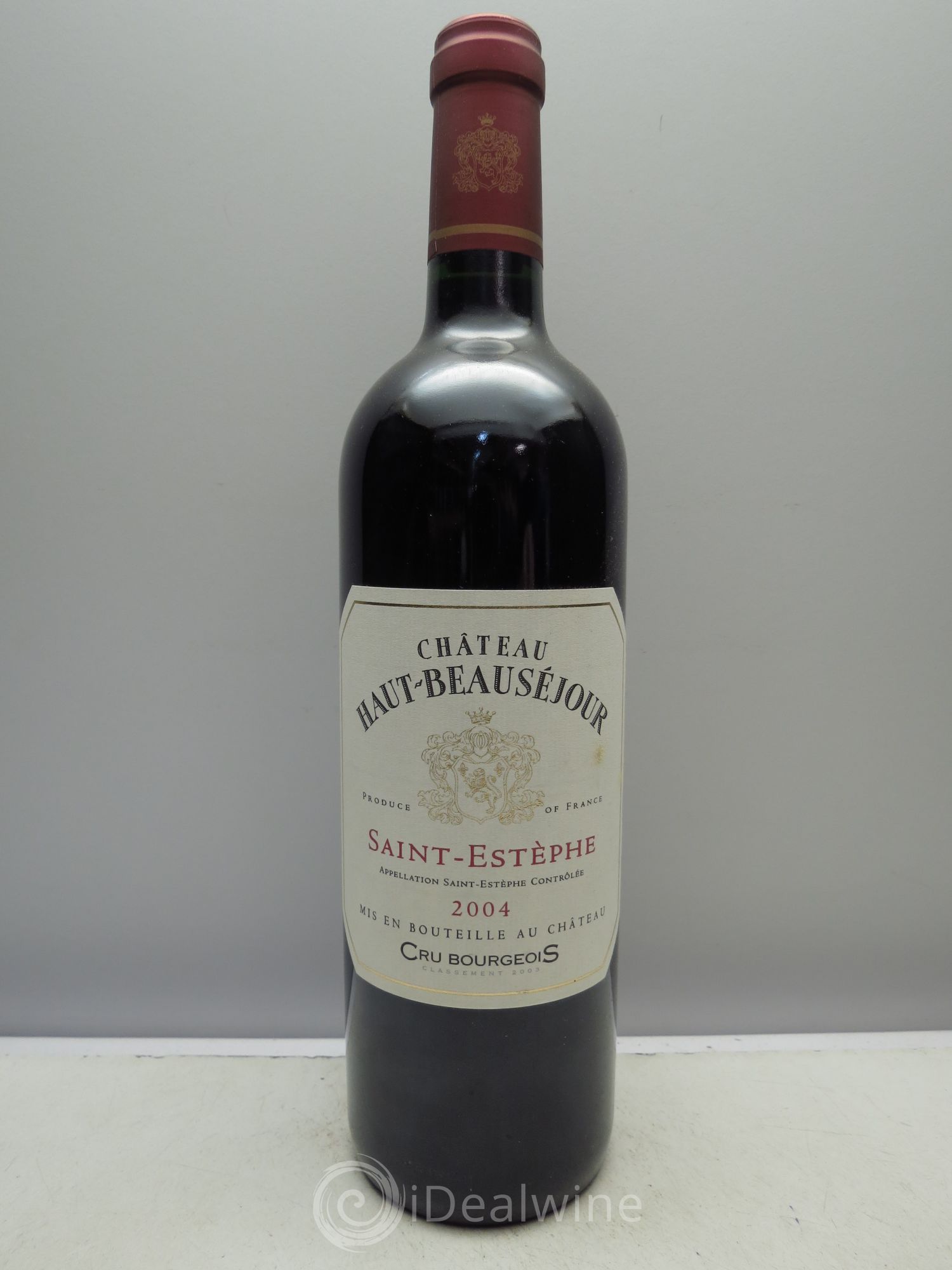 Château Haut Beauséjour Cru Bourgeois 2004 - Lot de 6 bouteilles - 0