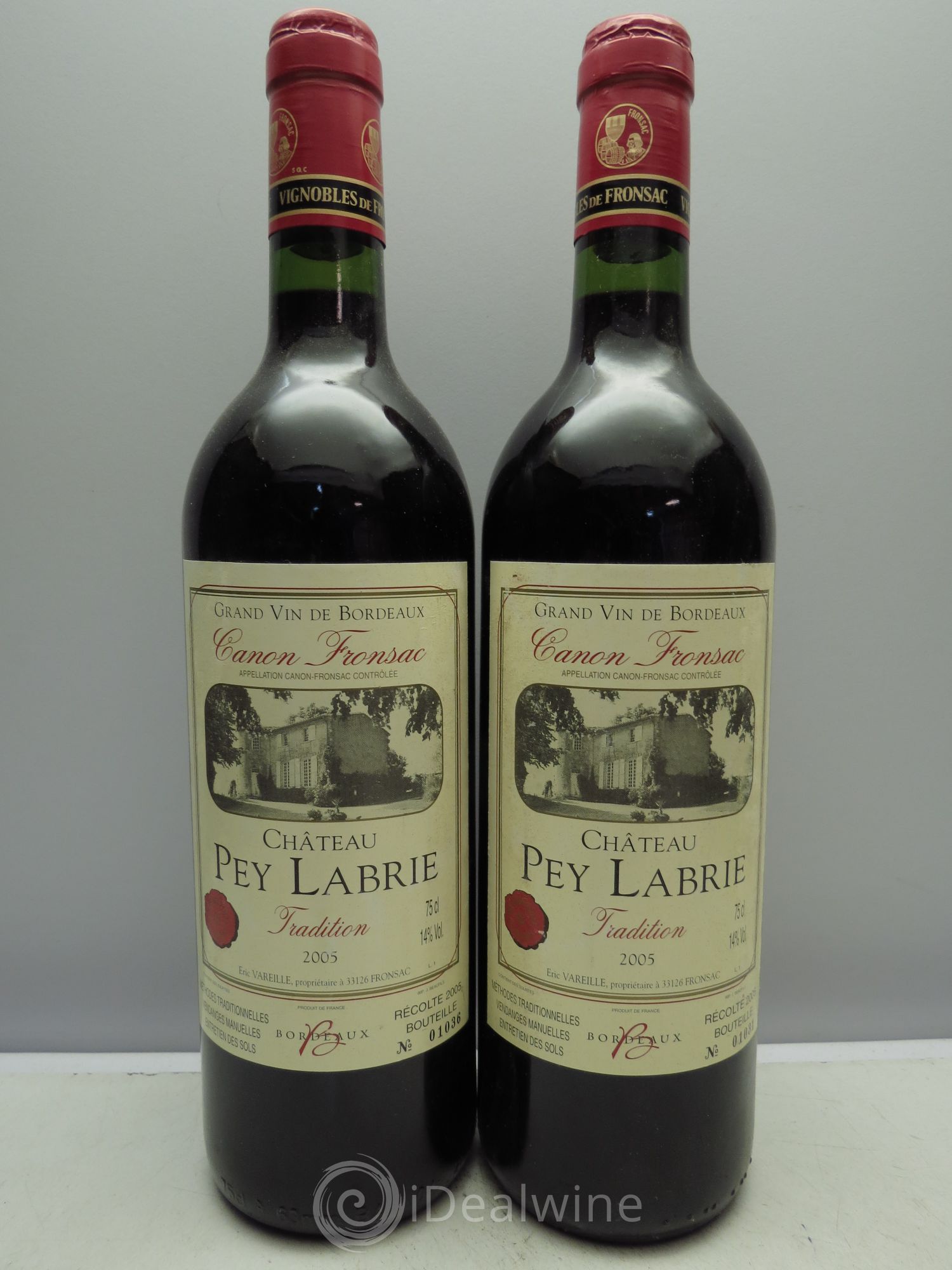 Canon-Fronsac Pey Labrie Tradition 2005 - Lot de 2 bouteilles - 0