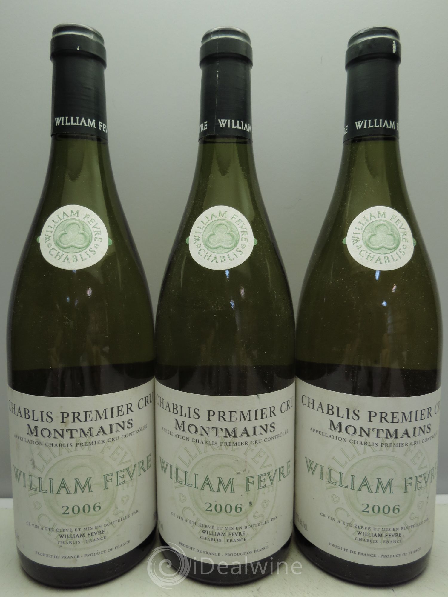 Chablis 1er Cru Montmains William Fèvre 2006 - Lot de 3 bouteilles - 0