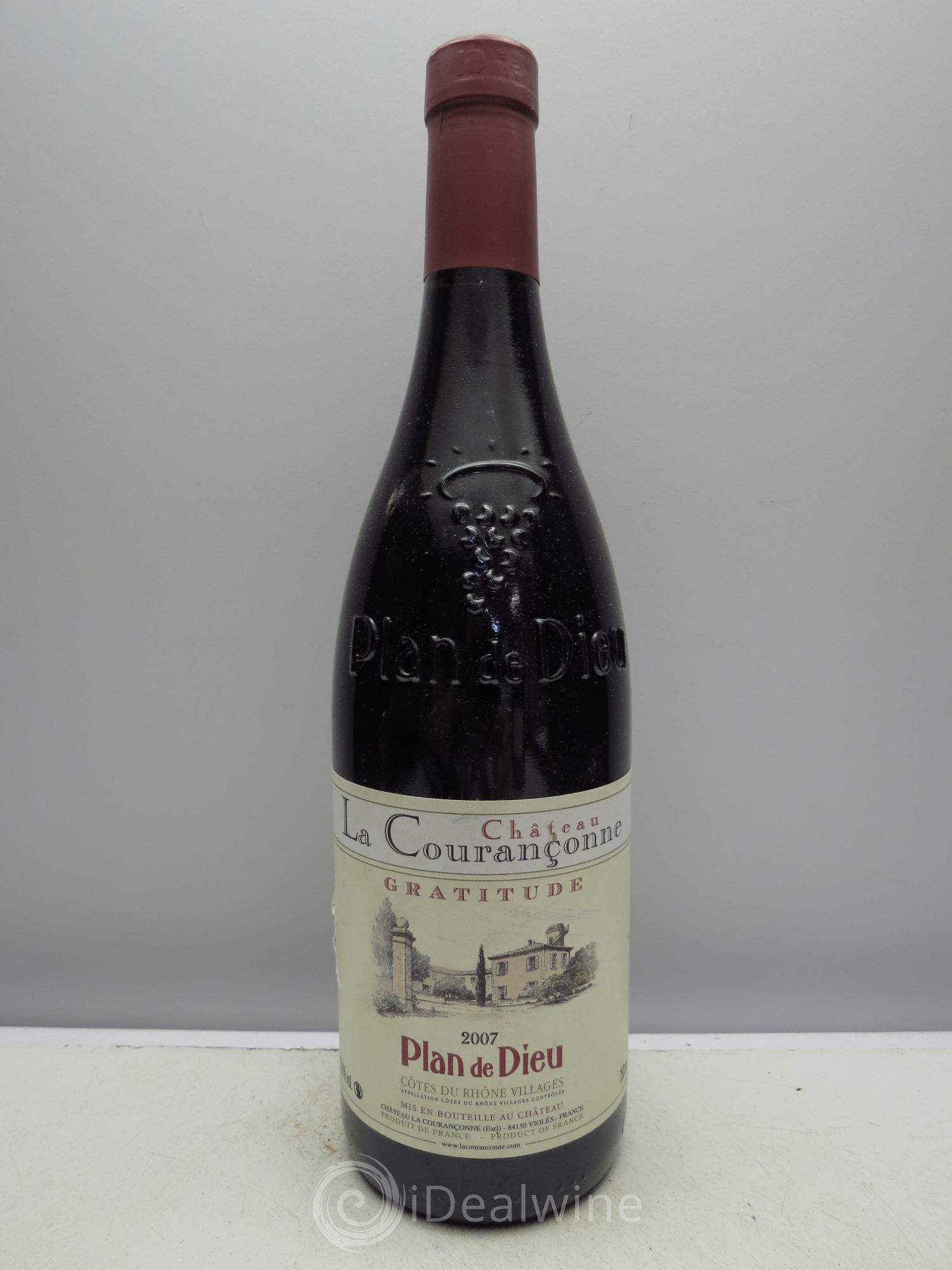 Côtes-du-Rhône Gratitude Plan de Dieu Château la Courranconne 2007 - Posten von 6 Flaschen - 0