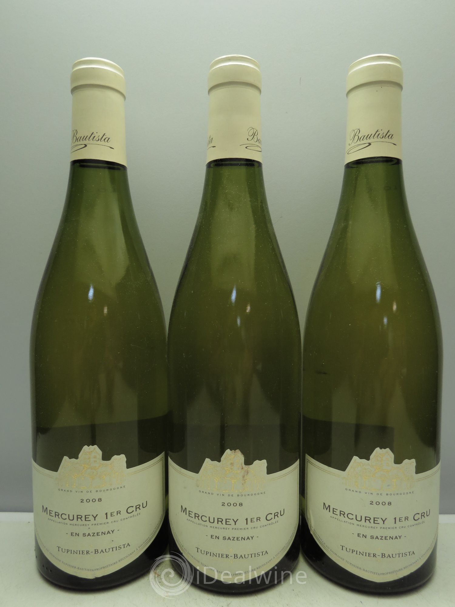 Mercurey en Sazenay Tupinier-Bautista 2008 - Posten von 3 Flaschen - 0