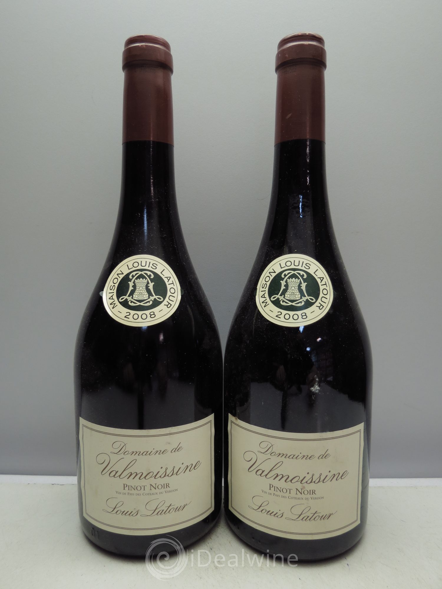 Pinot Noir Vin de Pays des Coteaux du Verdon Domaine de Valmoisine Louis Latour 2008 - Posten von 2 Flaschen - 0