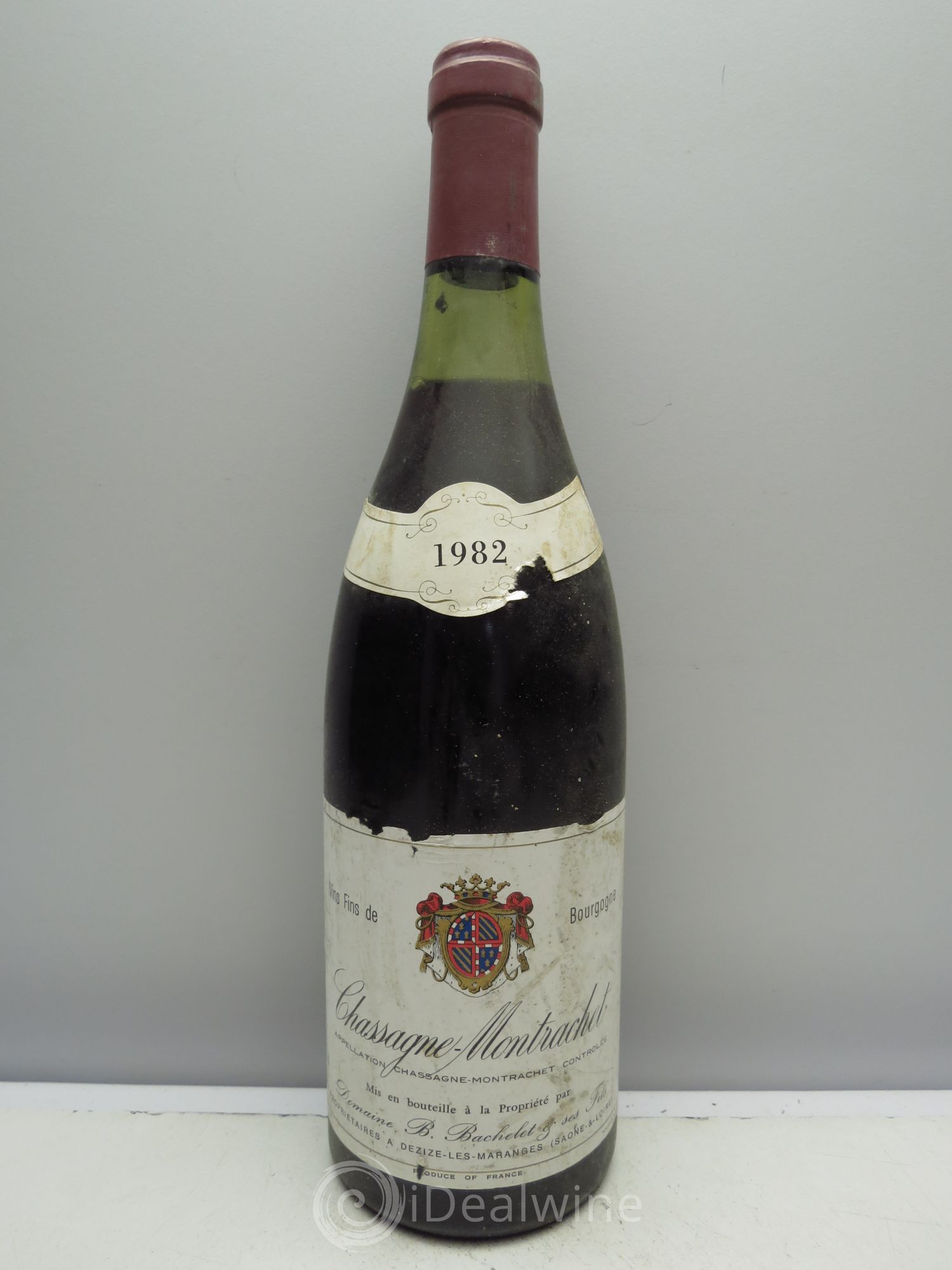 Chassagne-Montrachet Domaine Bachelot et Fils 1982 - Posten von 1 Flasche - 0