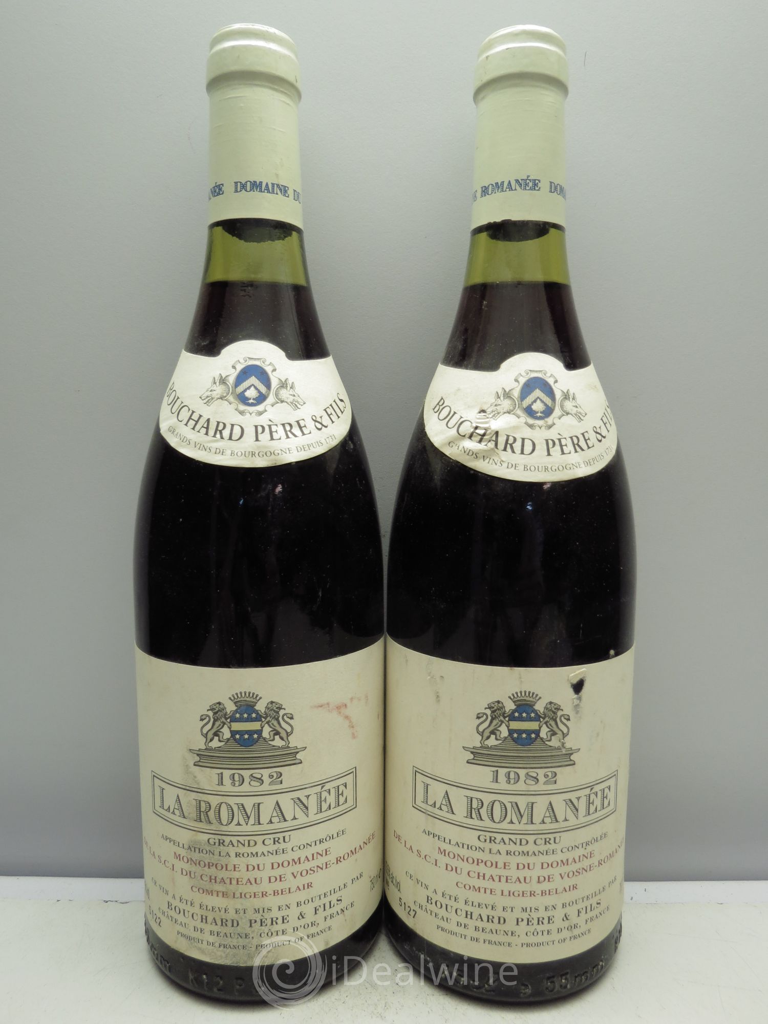 La Romanée Grand Cru Comte Liger-Belair (Domaine du) 1982 - Lot de 2 bouteilles - 0