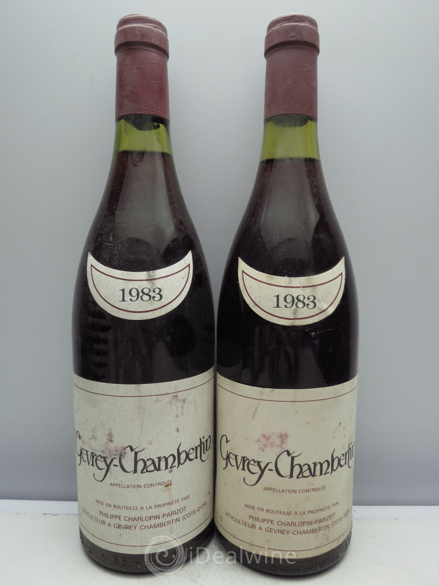 Gevrey-Chambertin 1983 - Lot de 2 bouteilles - 0