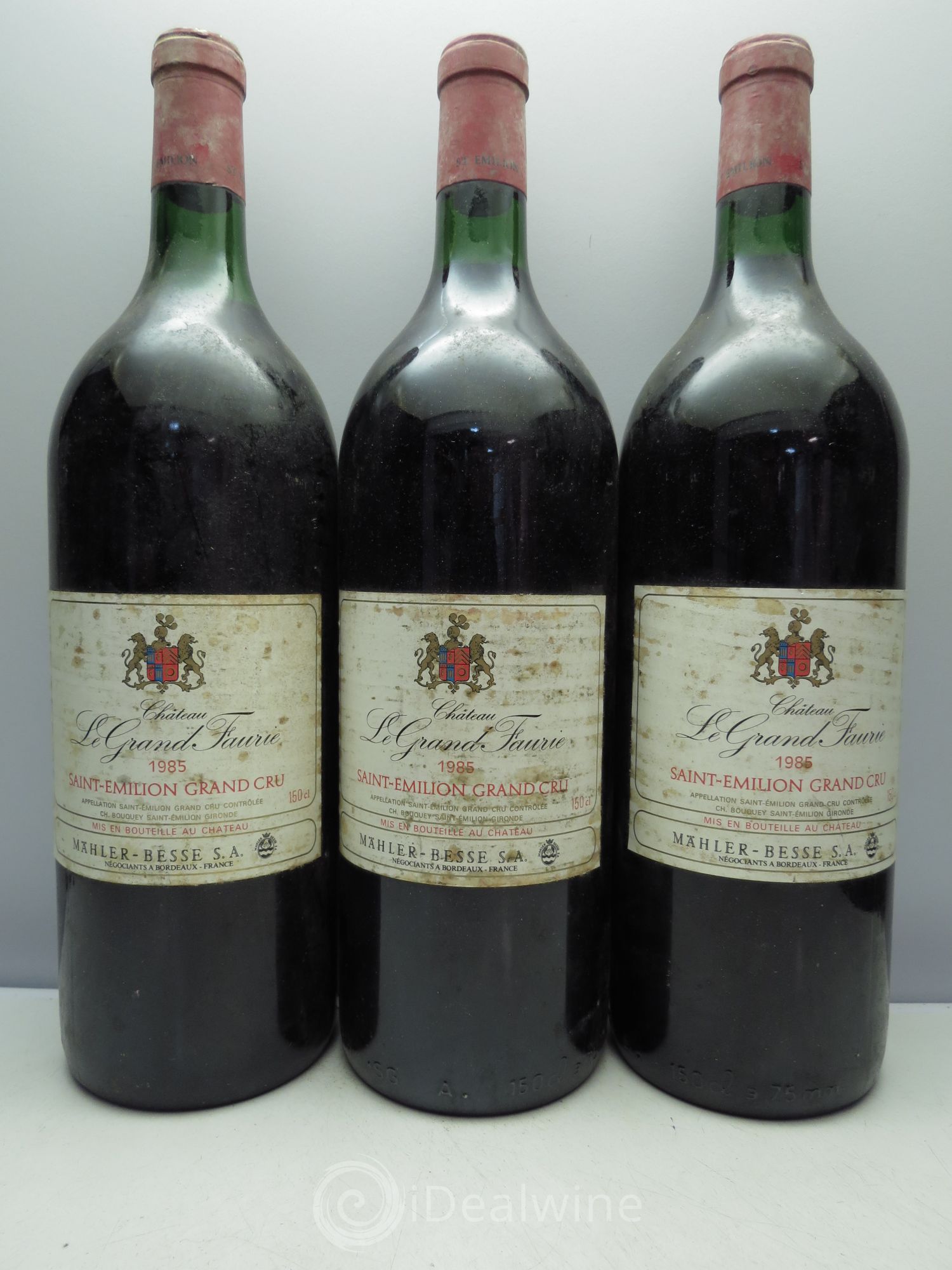 Saint-Émilion la Grande Faurie 1985 - Posten von 3 Magnum - 0