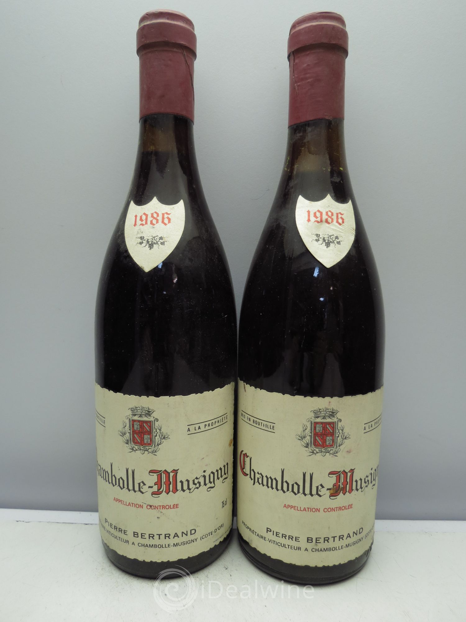 Chambolle-Musigny Pierre Bertrand 1986 - Posten von 2 Flaschen - 0