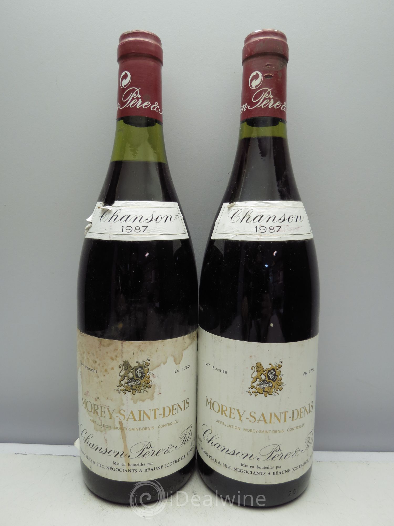 Morey-Saint-Denis 1987 - Lot de 2 bouteilles - 0
