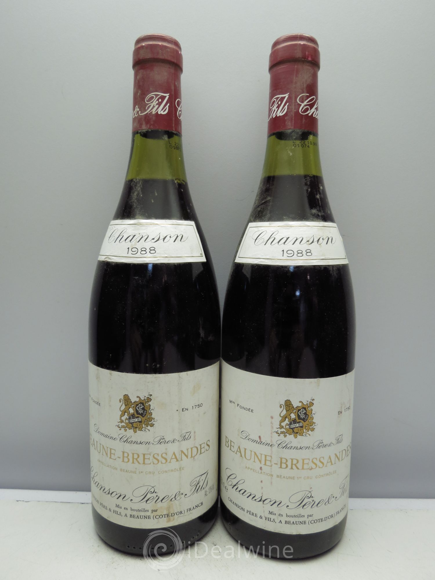 Beaune 1er Cru 1988 - Lot de 2 bouteilles - 0