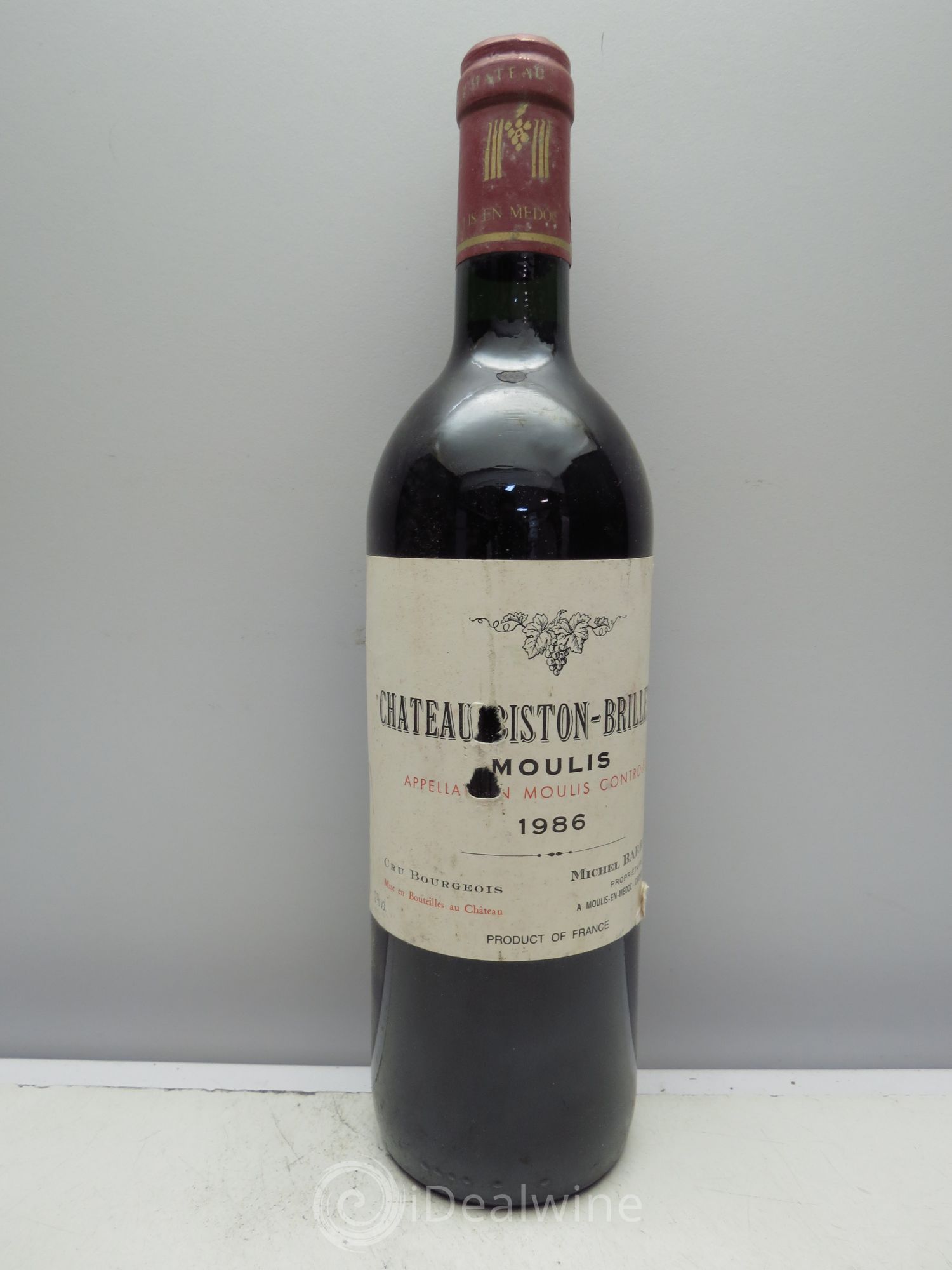 Château Biston Brillette 1988 - Lot de 6 bouteilles - 0