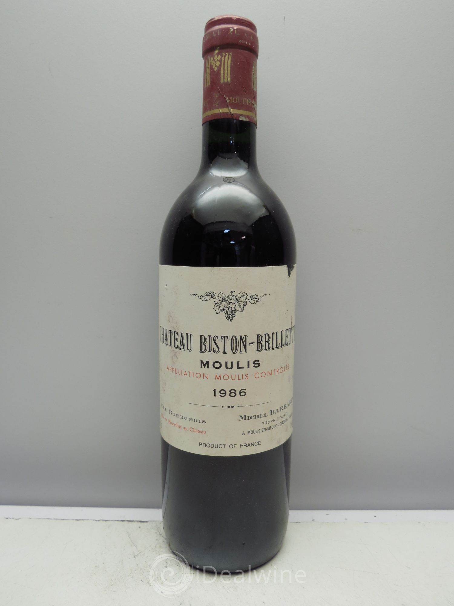Château Biston Brillette 1988 - Lot de 1 bouteille - 0