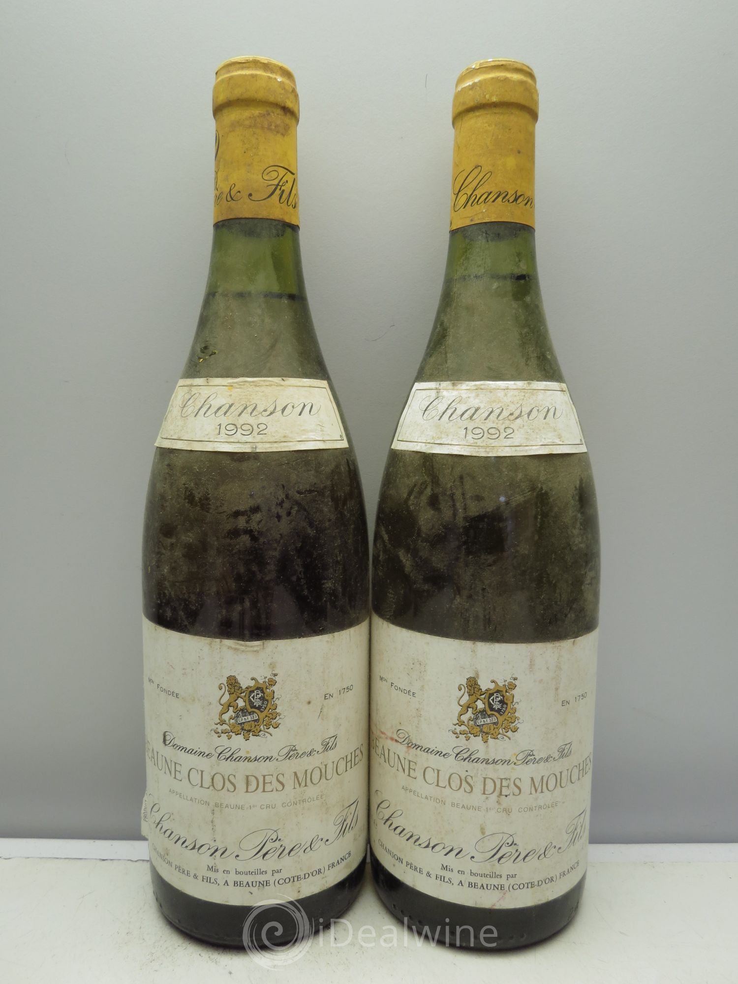 Beaune 1er Cru Chanson 1992 - Lot de 2 bouteilles - 0