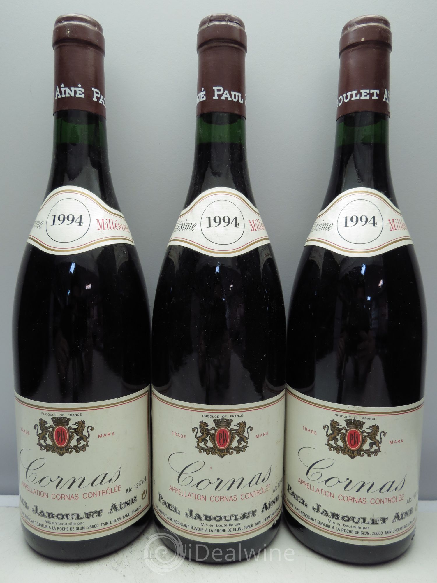 Cornas Paul Jaboulet Ainé 1994 - Lot de 3 bouteilles - 0