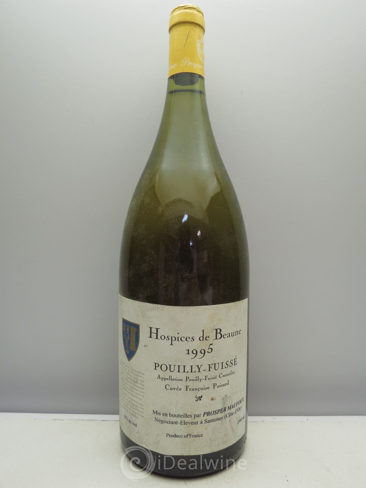 Pouilly-Fuissé Hospices de Beaune Prosper Maufoux Cuvée Françoise Poisard 1995 - Posten von 1 Magnum - 0