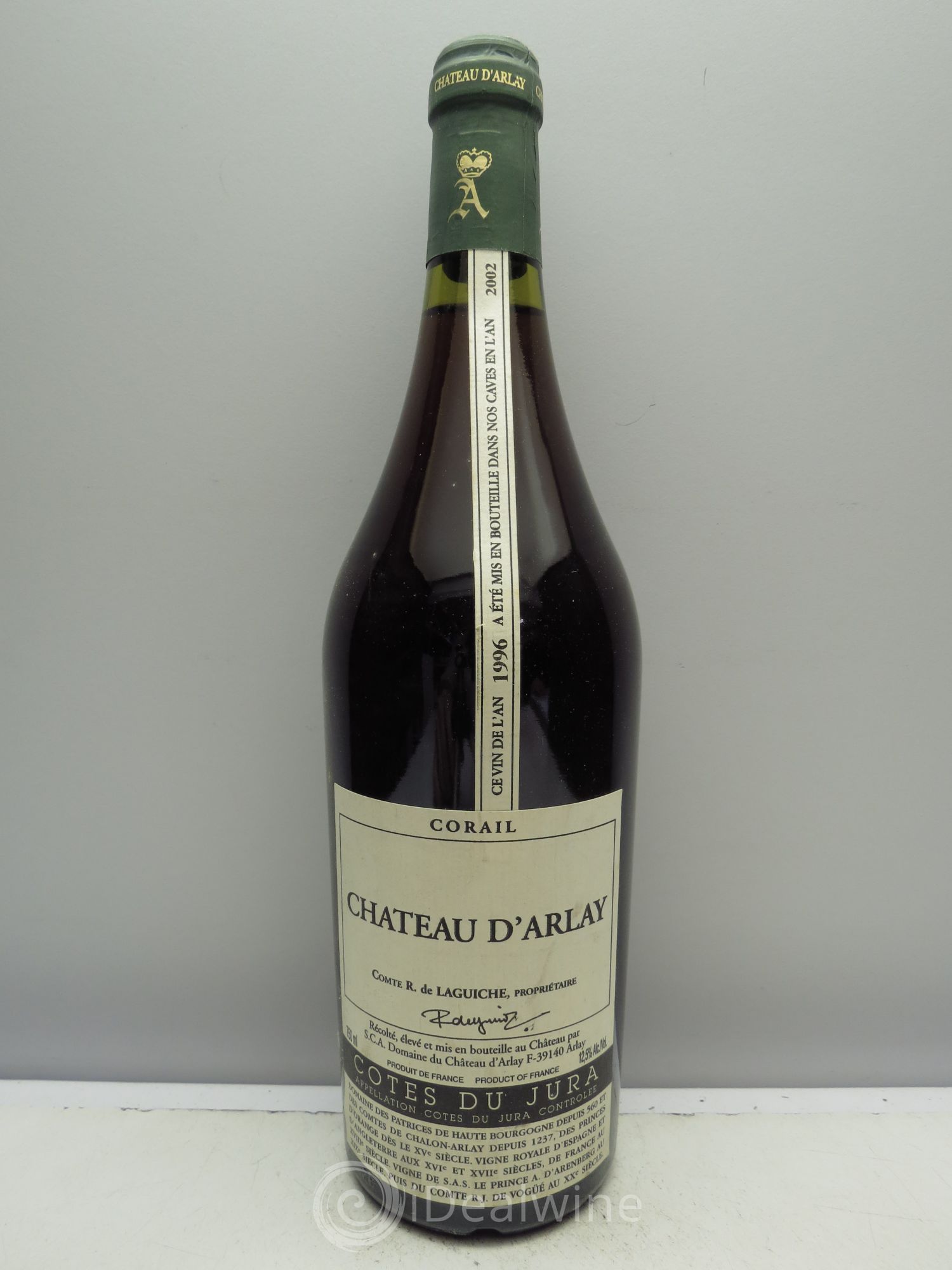 Côtes du Jura Château d'Arlay Corail Comte R de Laguiche (Mise en bouteille en 1999) 1996 - Posten von 1 Flasche - 0
