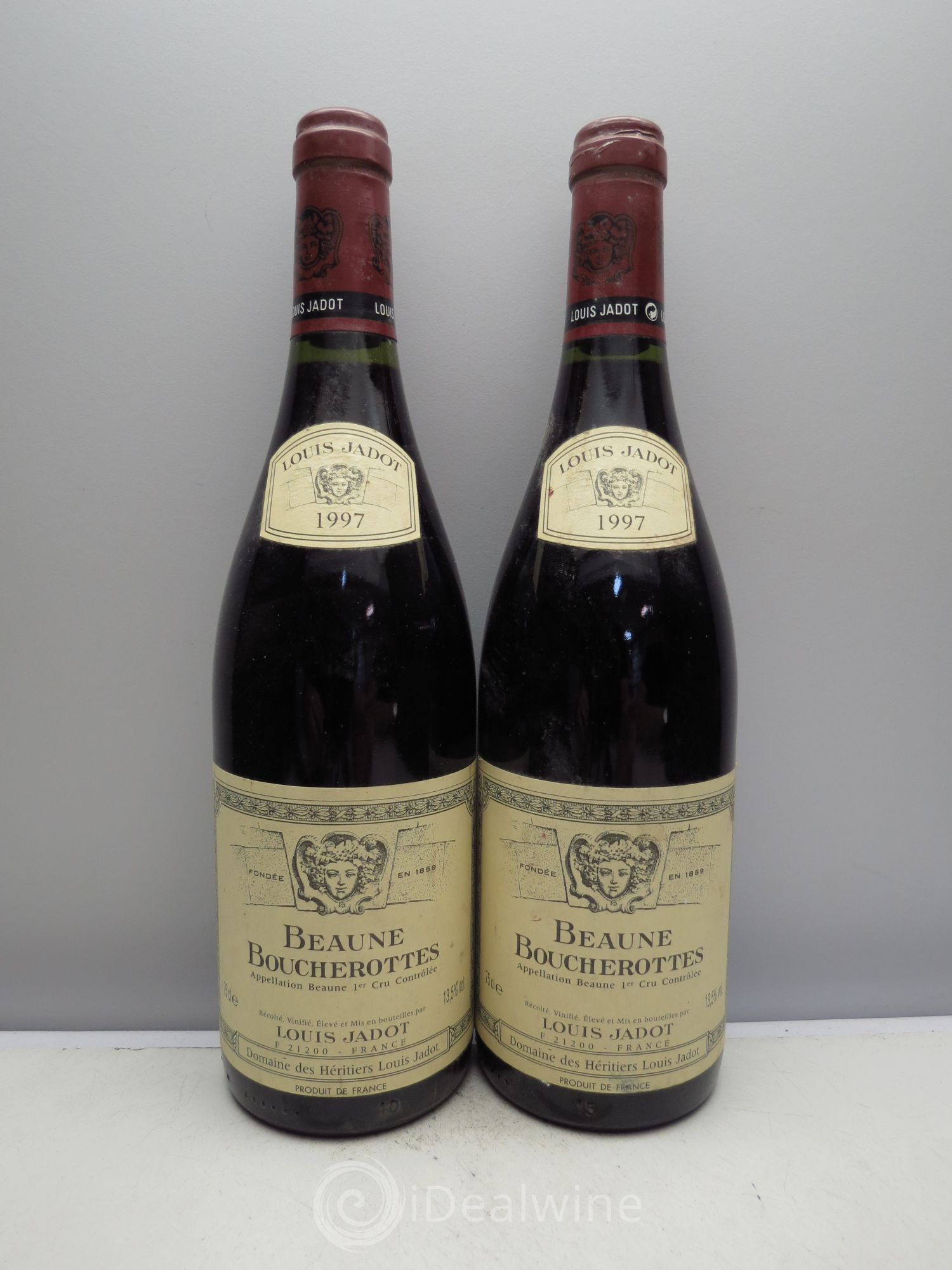 Beaune 1er Cru Boucherottes Maison Louis Jadot 1997 - Lot de 2 bouteilles - 0