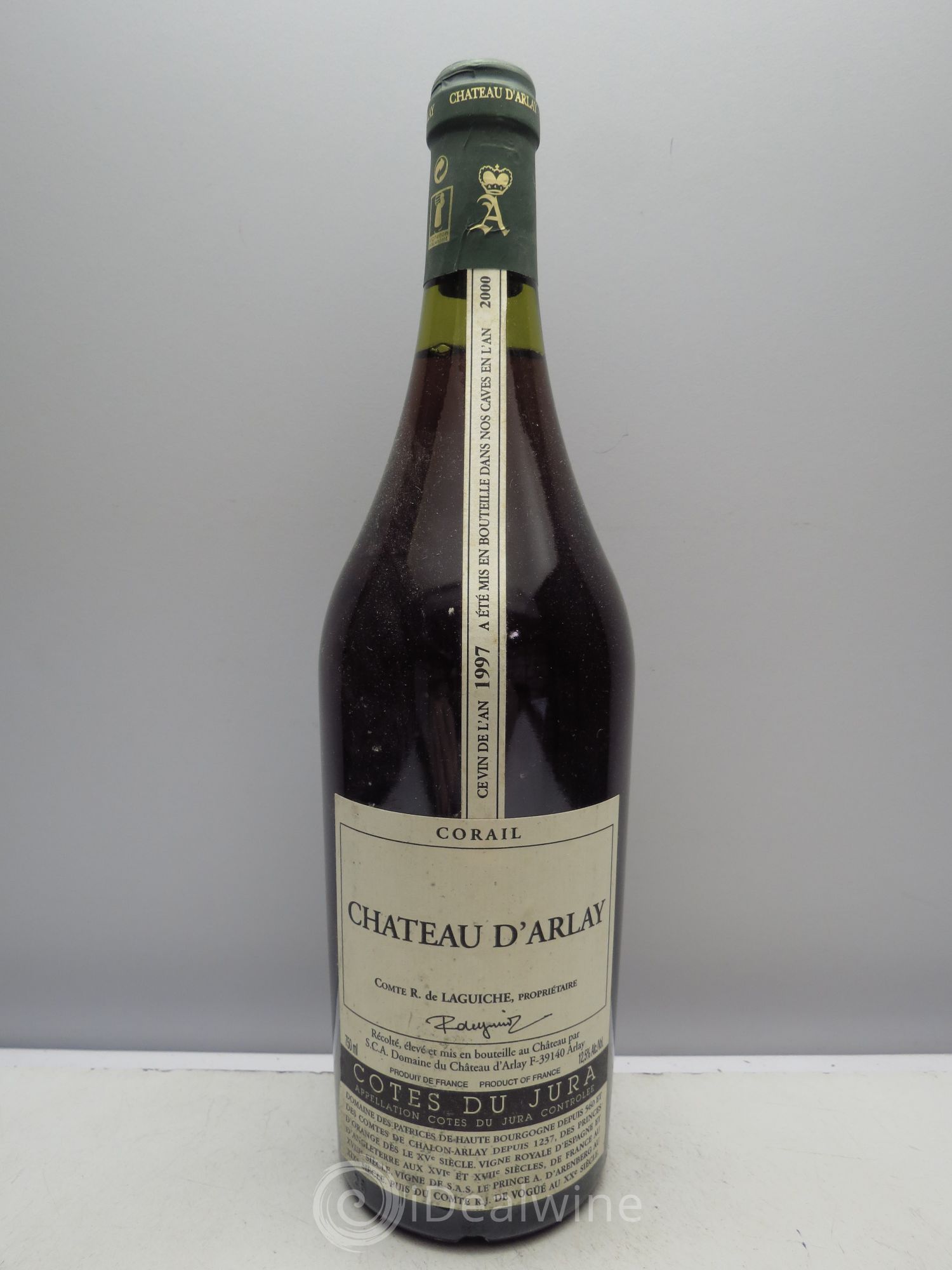 Côtes du Jura Château d'Arlay Corail Comte R de Laguiche (Mise en bouteille en 2000) 1997 - Posten von 1 Flasche - 0