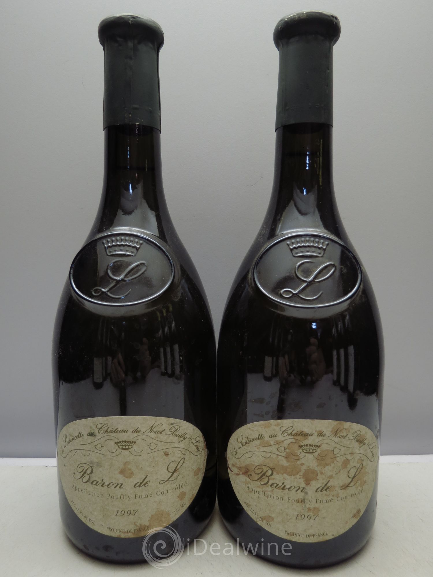 Pouilly-Fumé Baron de L Patrick de Ladoucette 1997 - Lot de 2 bouteilles - 0