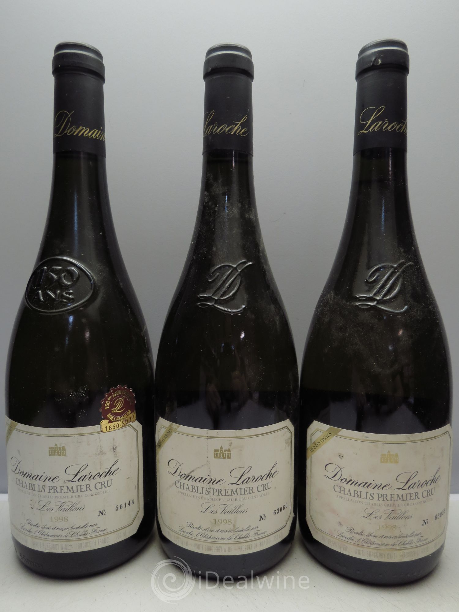 Chablis 1er Cru 1998 - Lot de 3 bouteilles - 0