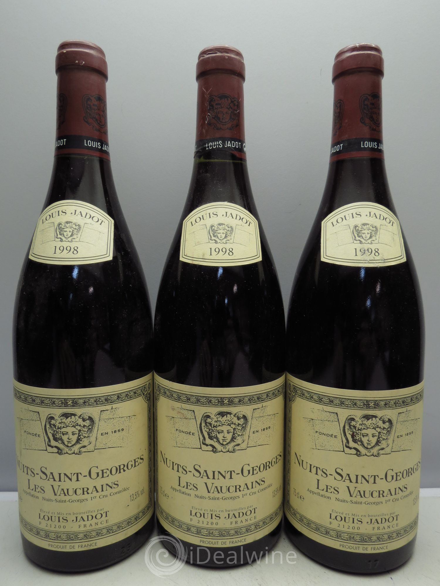 Nuits-Saint-Georges 1er Cru 1998 - Lot de 3 bouteilles - 0