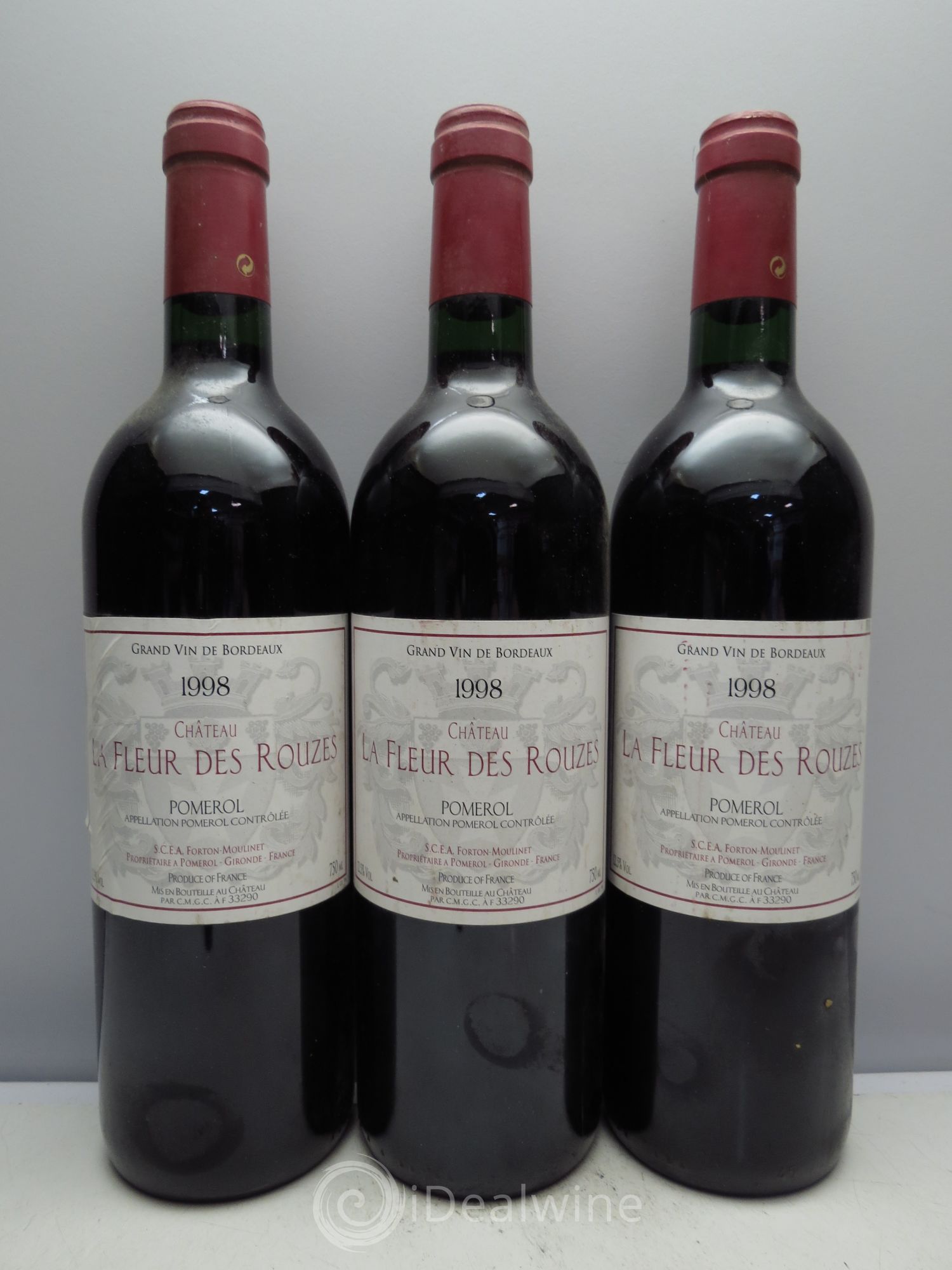 Pomerol la Fleur des Rouzes 1998 - Posten von 3 Flaschen - 0