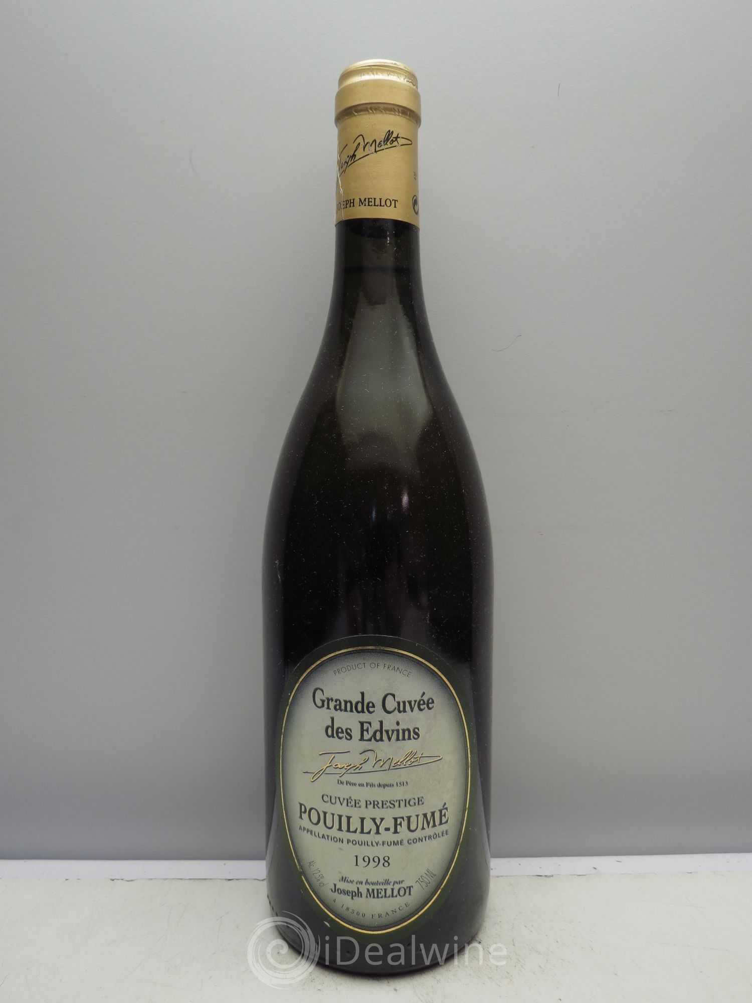 Pouilly-Fumé Grande Cuvée Prestige des Edvins Joseph Mellot 1998 - Posten von 6 Flaschen - 0