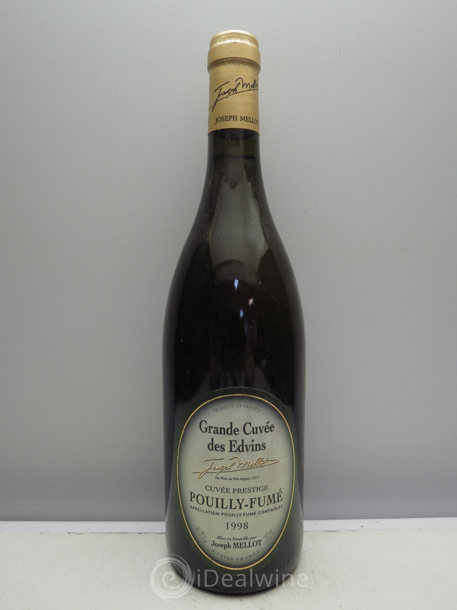 Pouilly-Fumé Grande Cuvée Prestige des Edvins Joseph Mellot 1998 - Posten von 6 Flaschen - 0