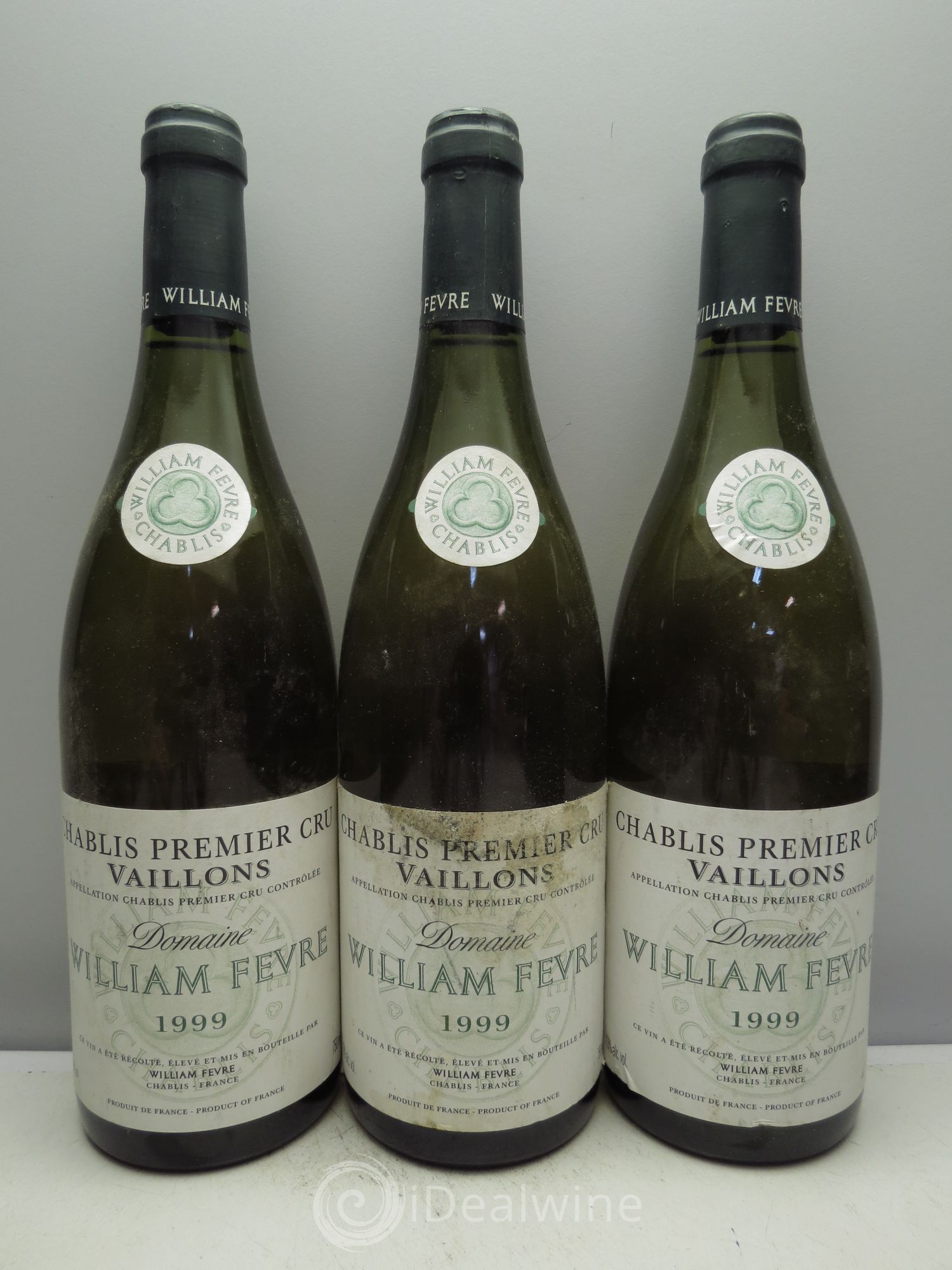 Chablis 1er Cru Vaillons William Fèvre 1999 - Lot de 3 bouteilles - 0