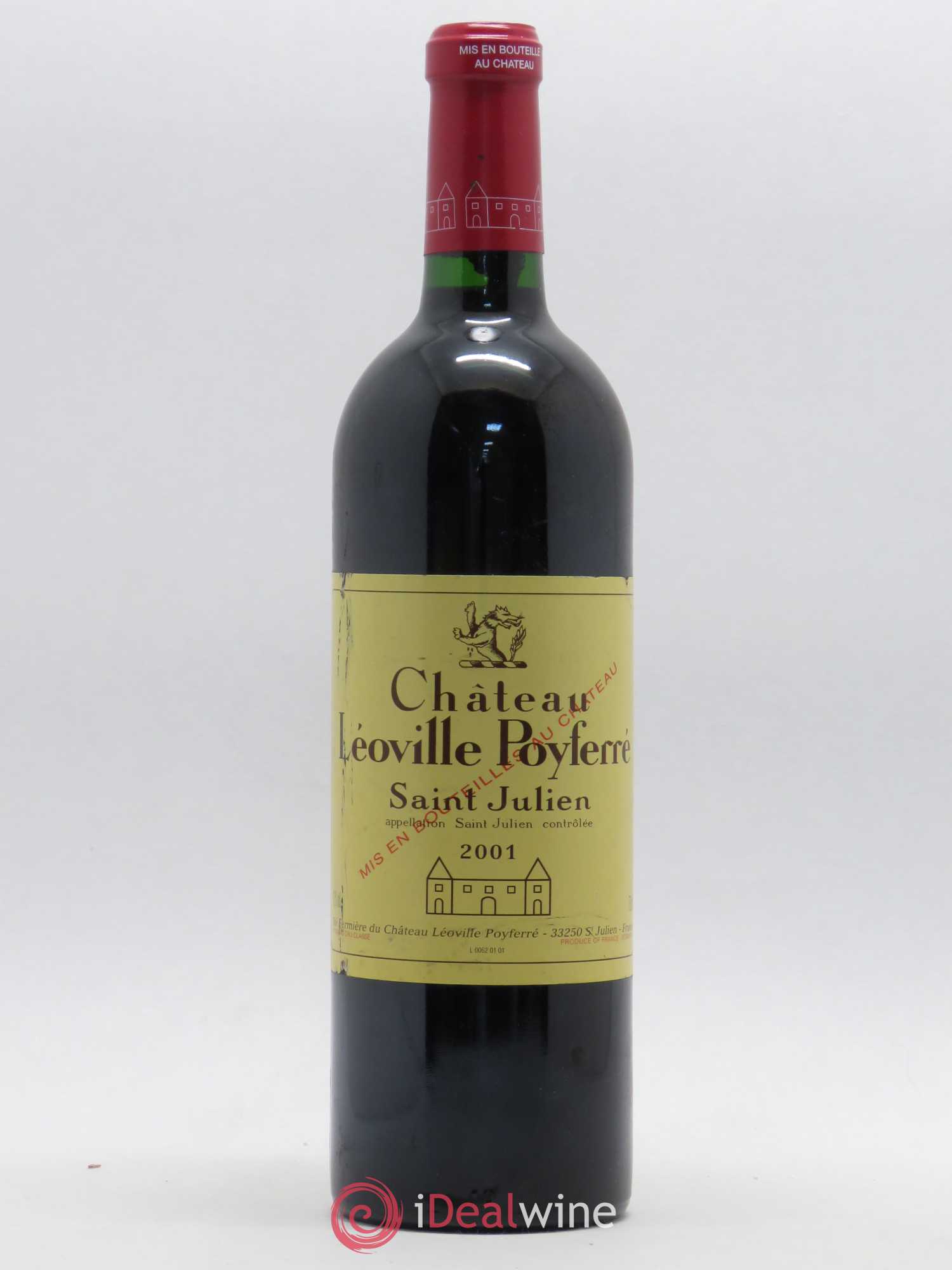 Château Léoville Poyferré 2ème Grand Cru Classé 2001 - Lot de 1 bouteille - 0
