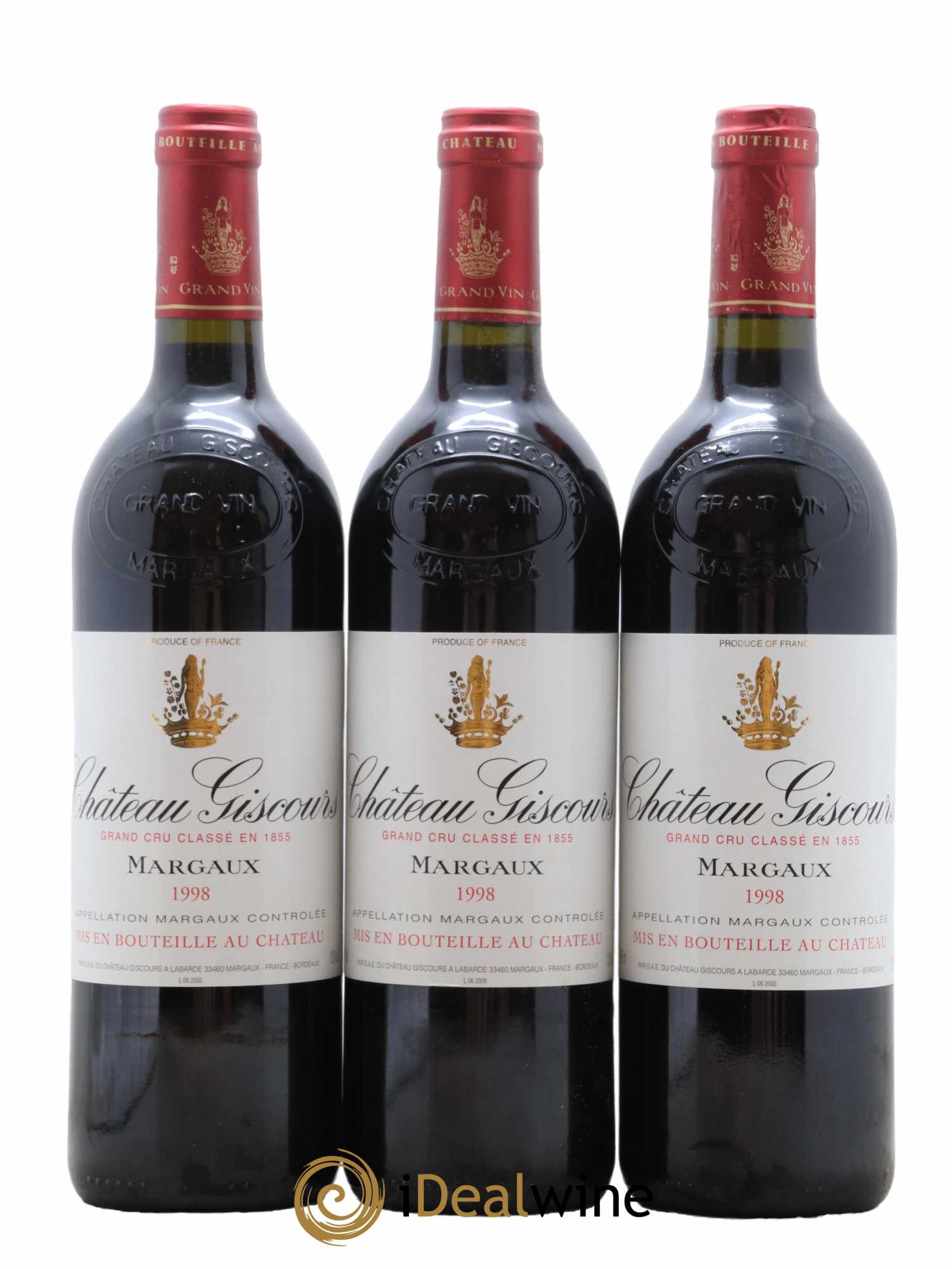 Château Giscours 3ème Grand Cru Classé 1998 - Lot de 12 bouteilles - 2