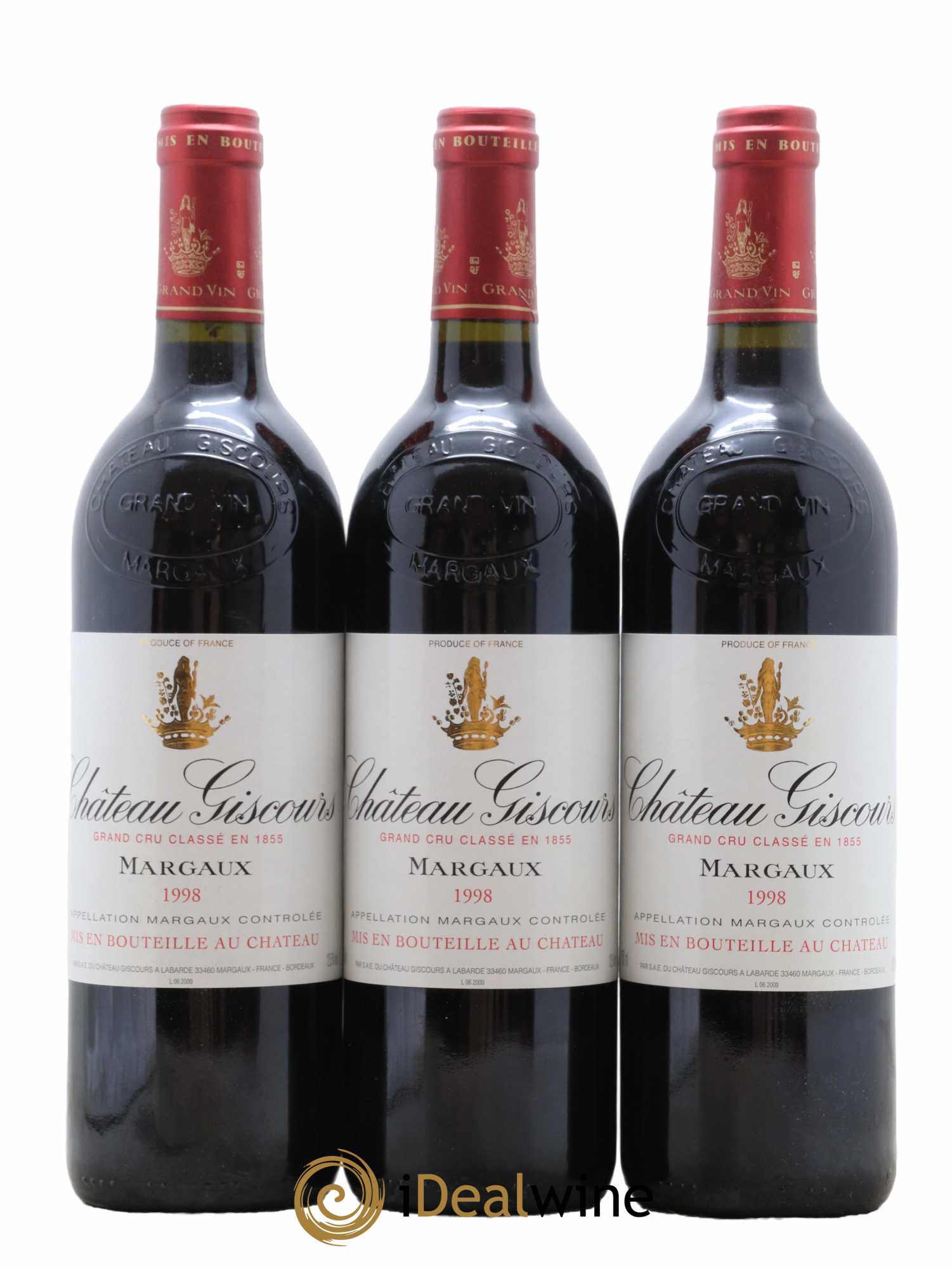 Château Giscours 3ème Grand Cru Classé 1998 - Lot de 12 bouteilles - 3