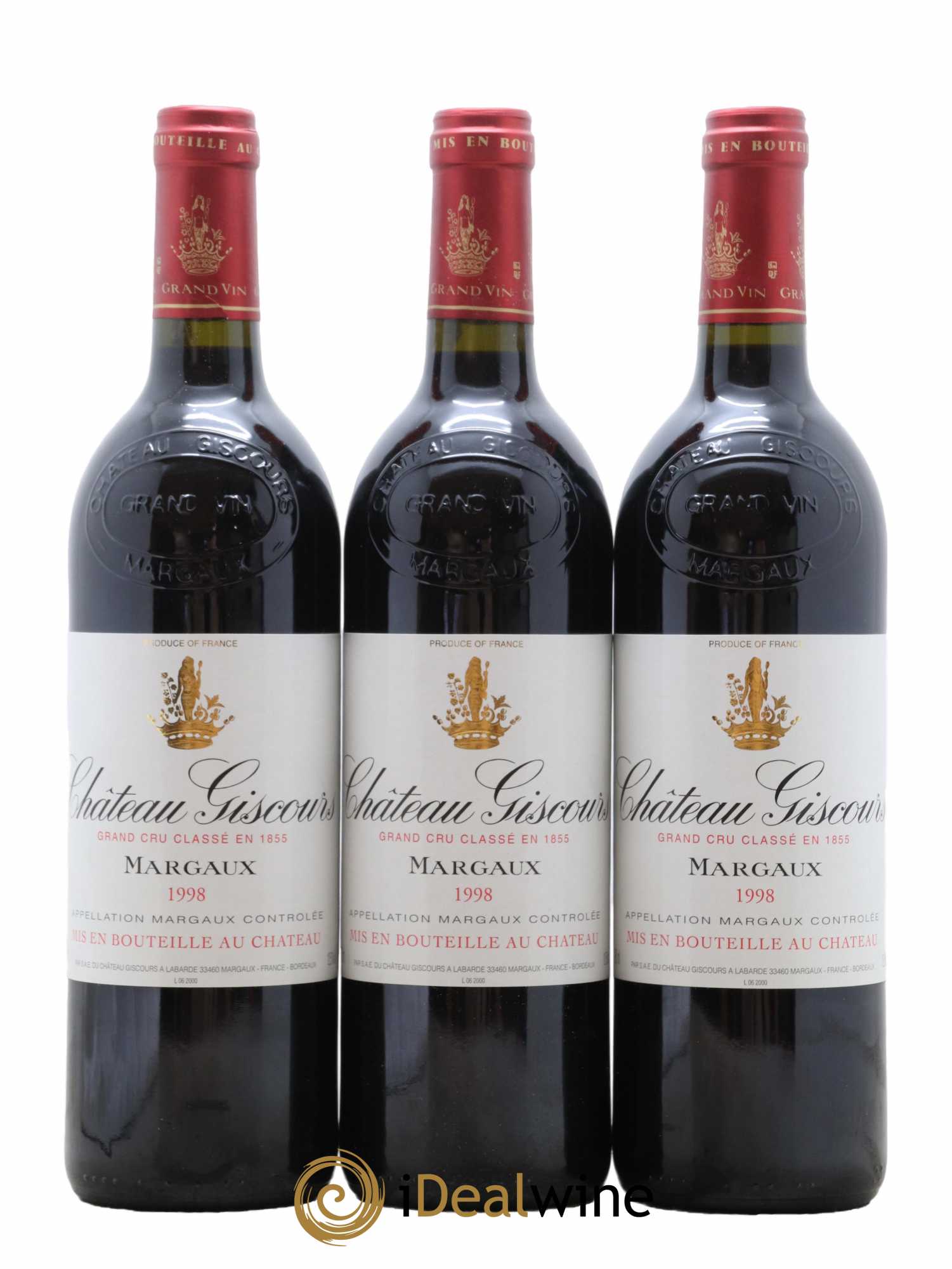Château Giscours 3ème Grand Cru Classé 1998 - Lot de 12 bouteilles - 4