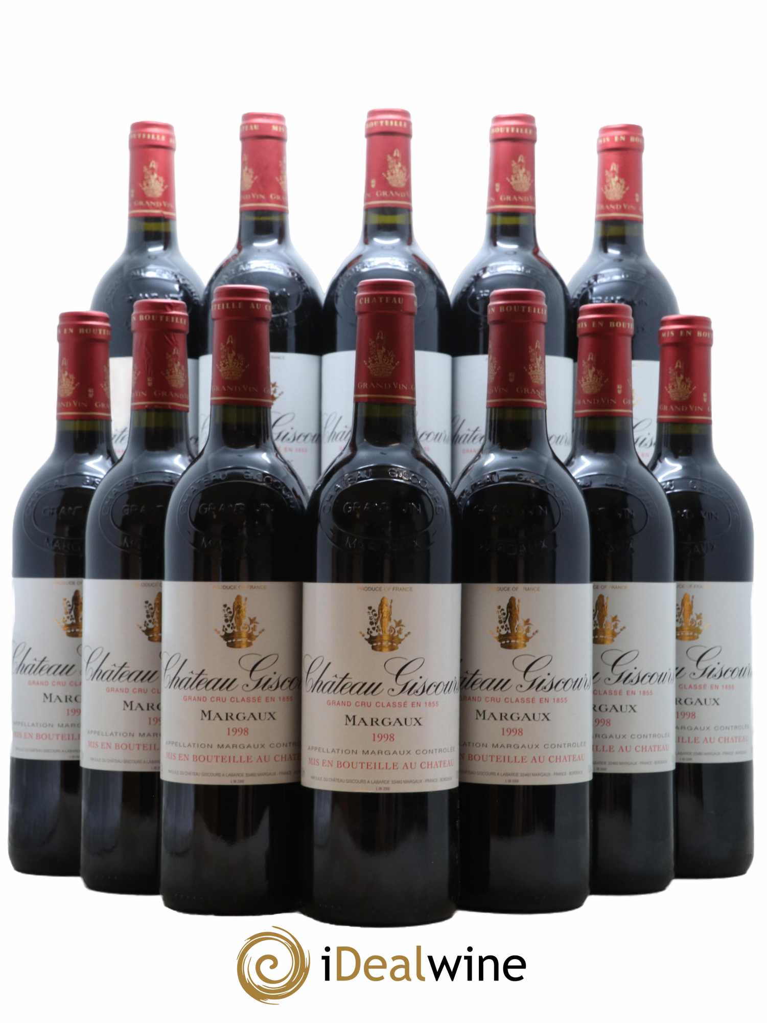 Château Giscours 3ème Grand Cru Classé 1998 - Lot de 12 bouteilles - 0