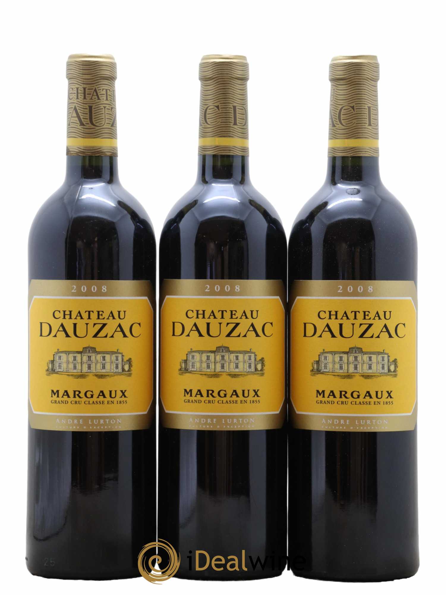 Château Dauzac 5ème Grand Cru Classé 2008 - Lot de 12 bouteilles - 1