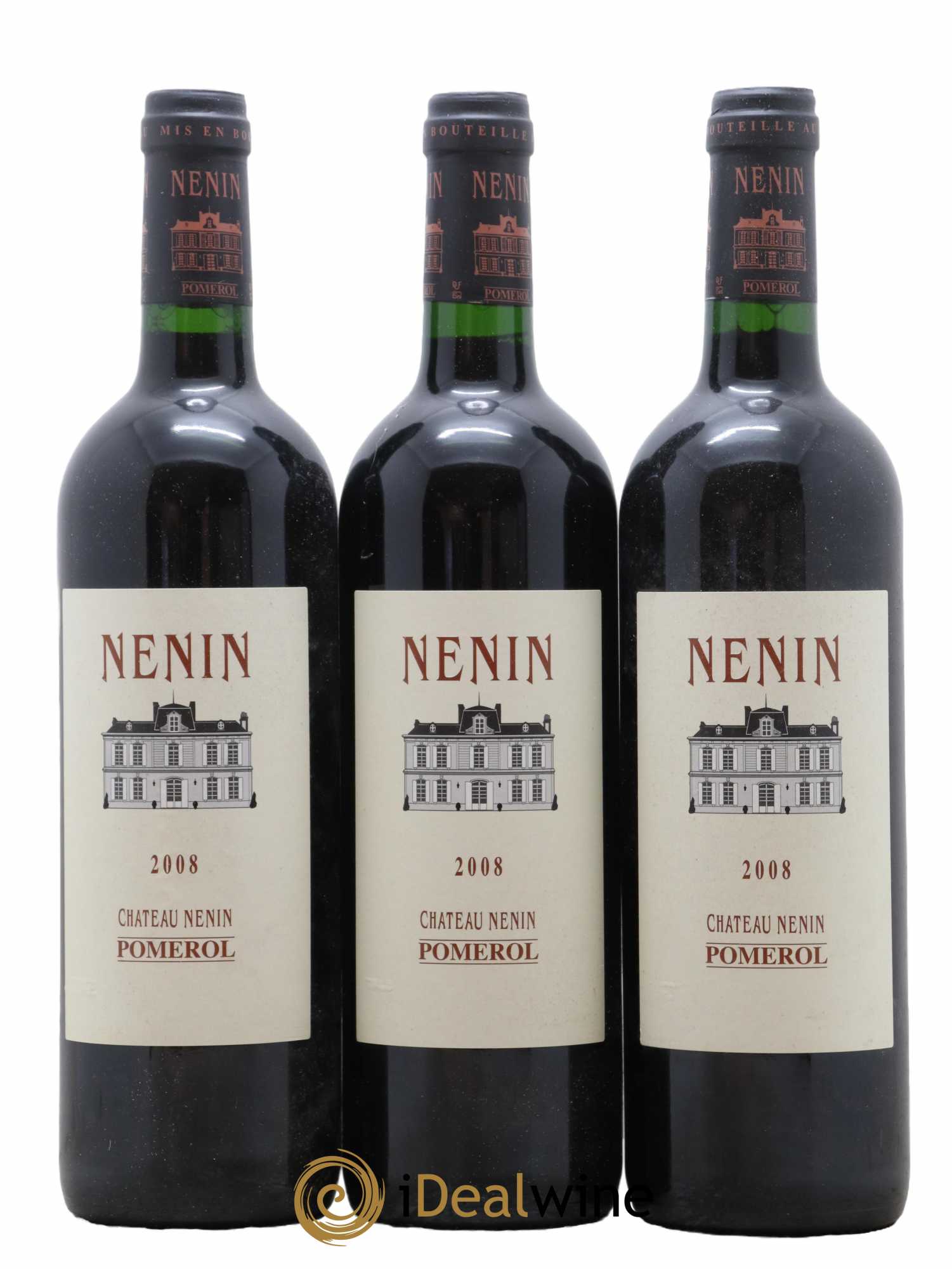 Château Nenin 2008 - Lot de 3 bouteilles - 0