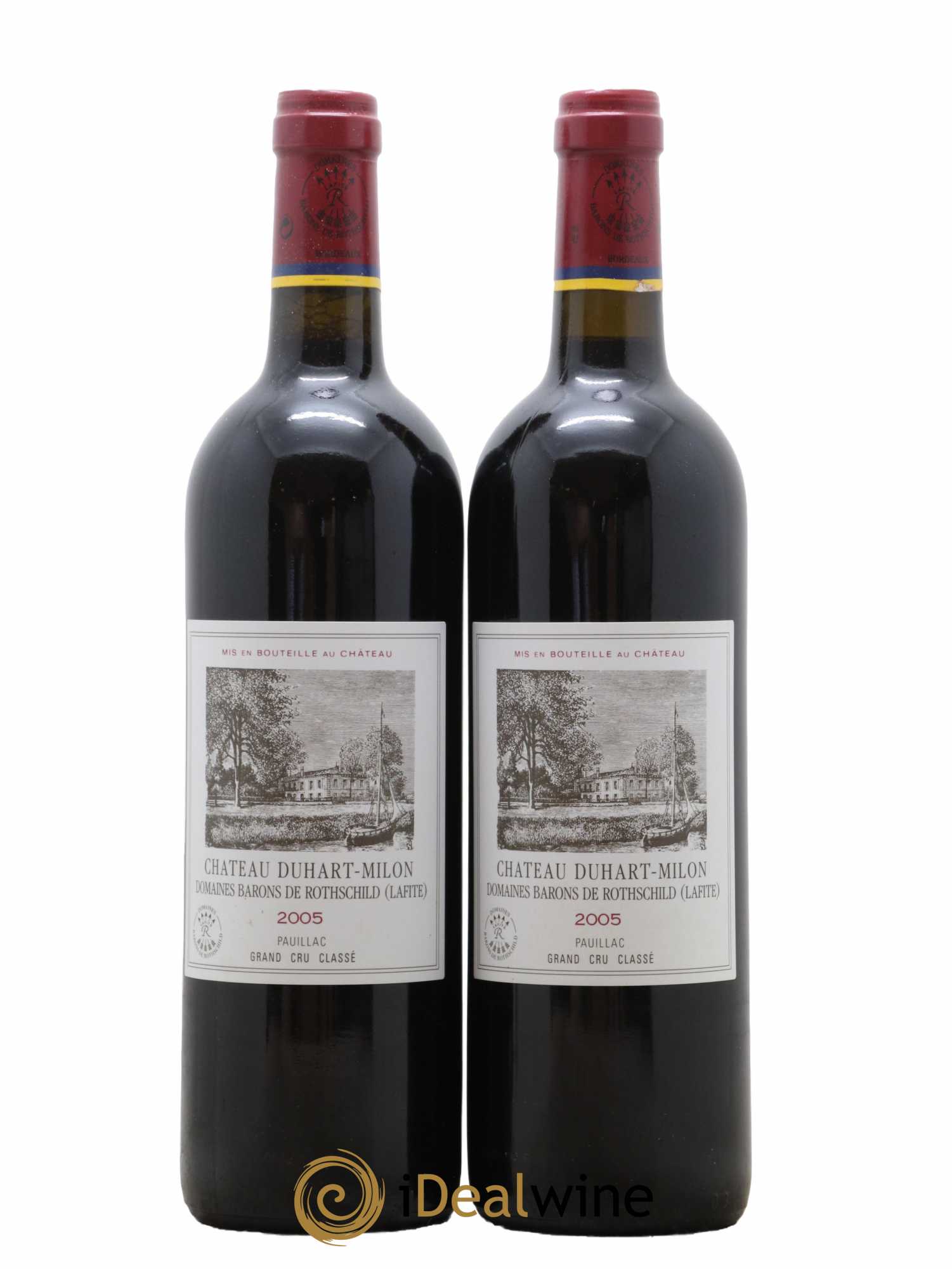 Château Duhart-Milon 4ème Grand Cru Classé 2005 - Lot de 2 bouteilles - 0