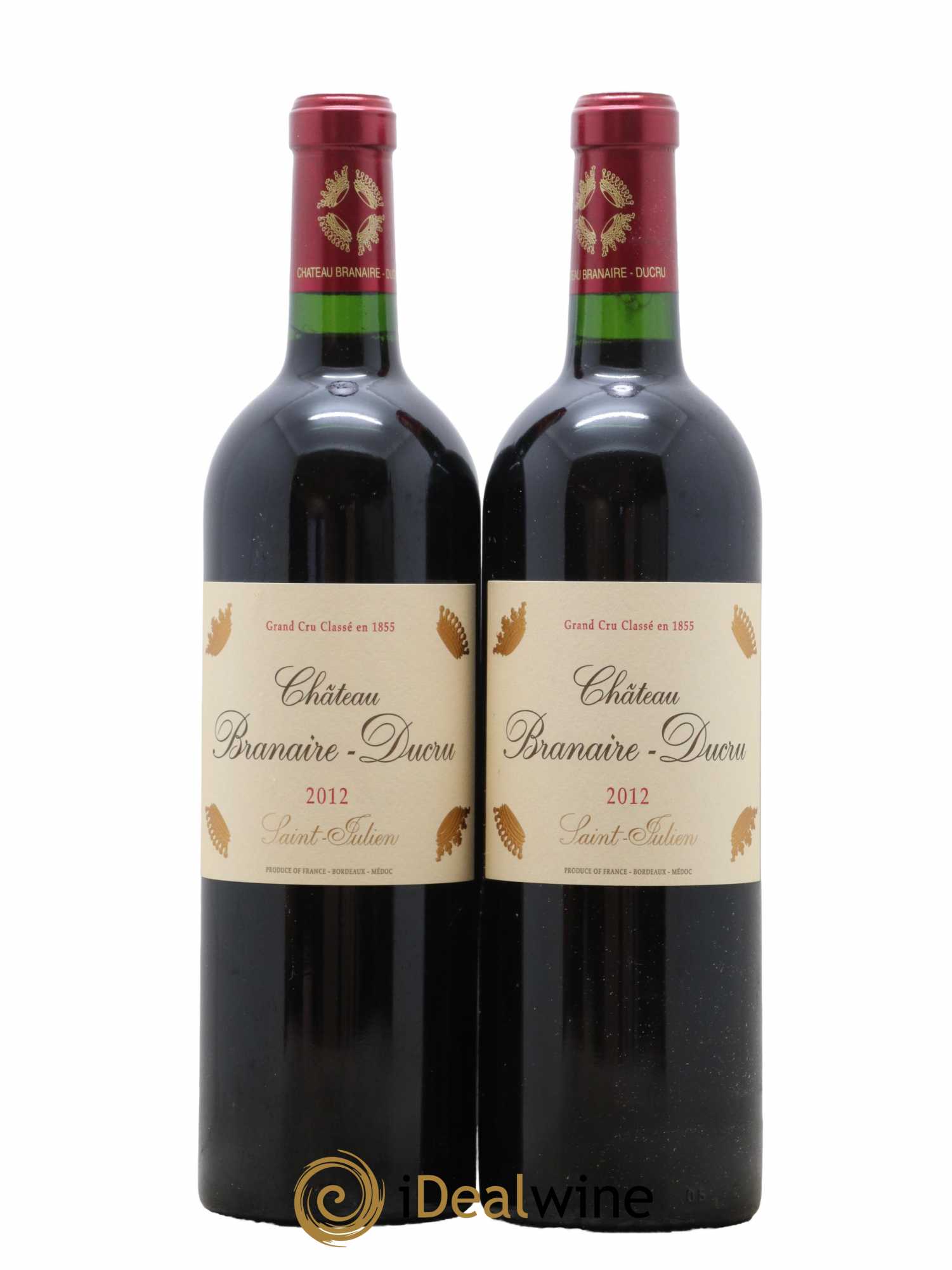 Château Branaire Ducru 4ème Grand Cru Classé 2012 - Lot de 2 bouteilles - 0