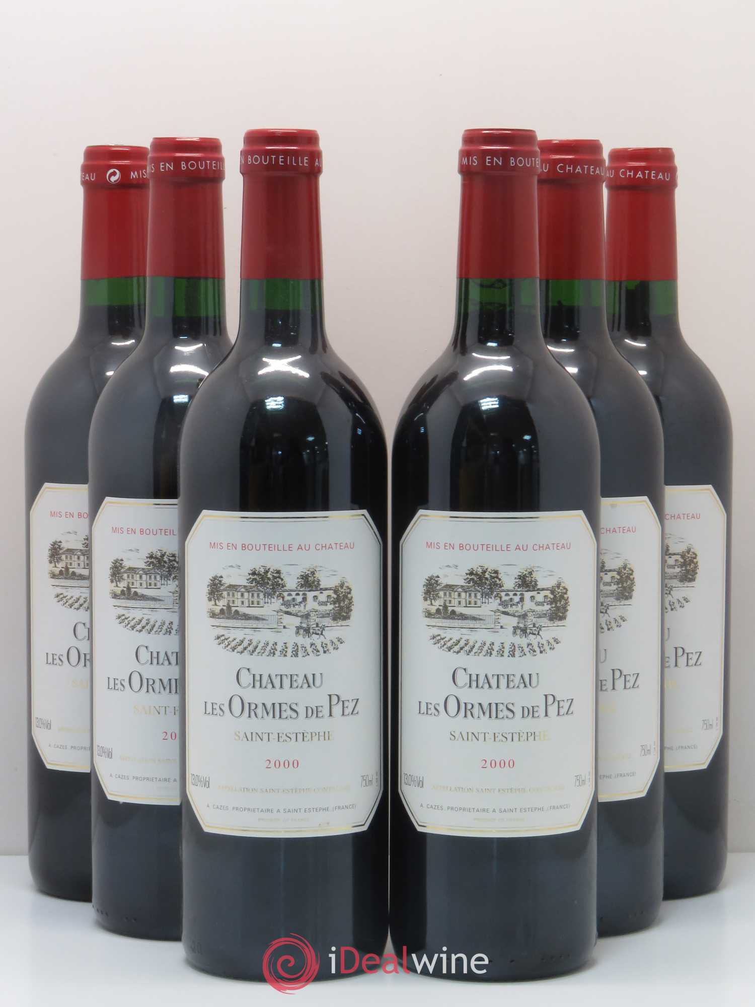 Château les Ormes de Pez 2000 - Lot de 6 bouteilles - 0