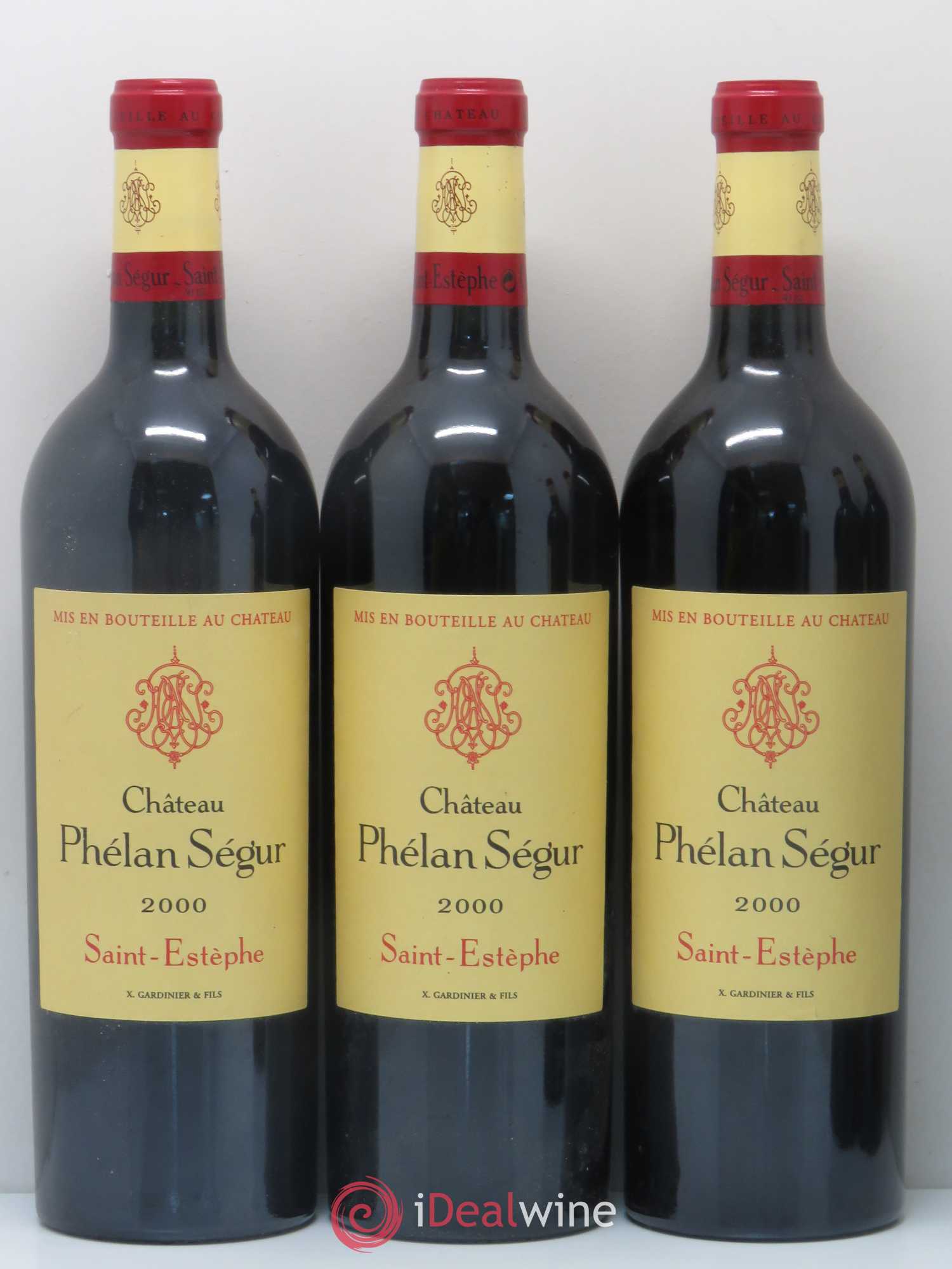 Château Phélan Ségur 2000 - Posten von 5 Flaschen - 1