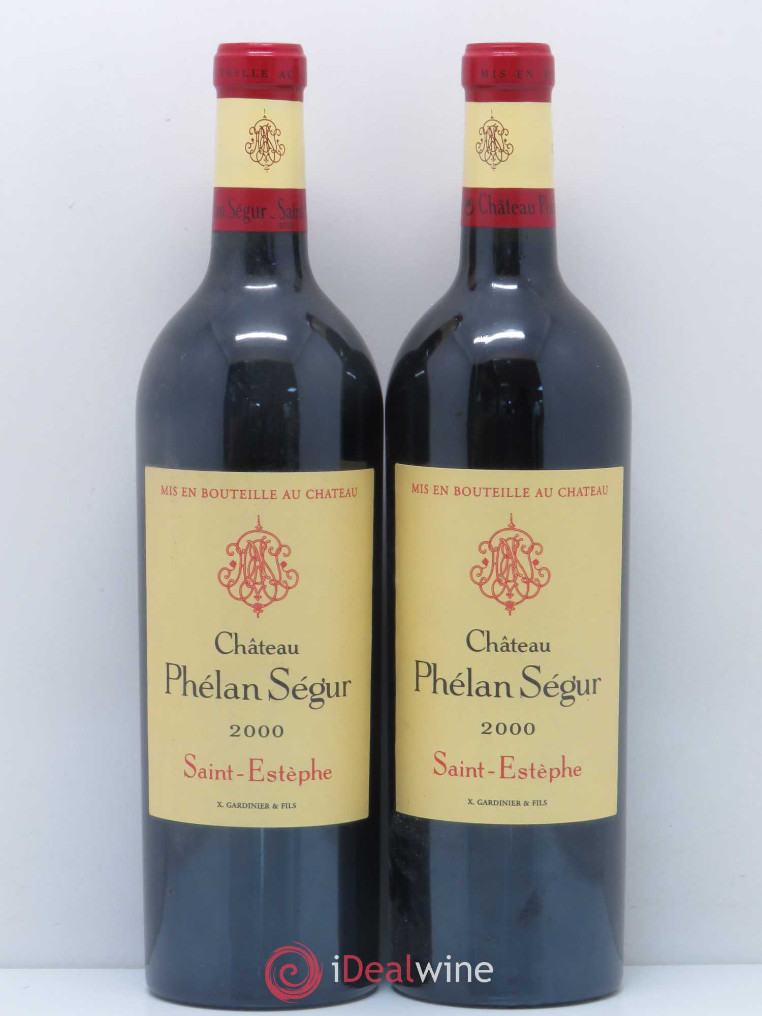 Château Phélan Ségur 2000 - Lot de 2 bouteilles - 0