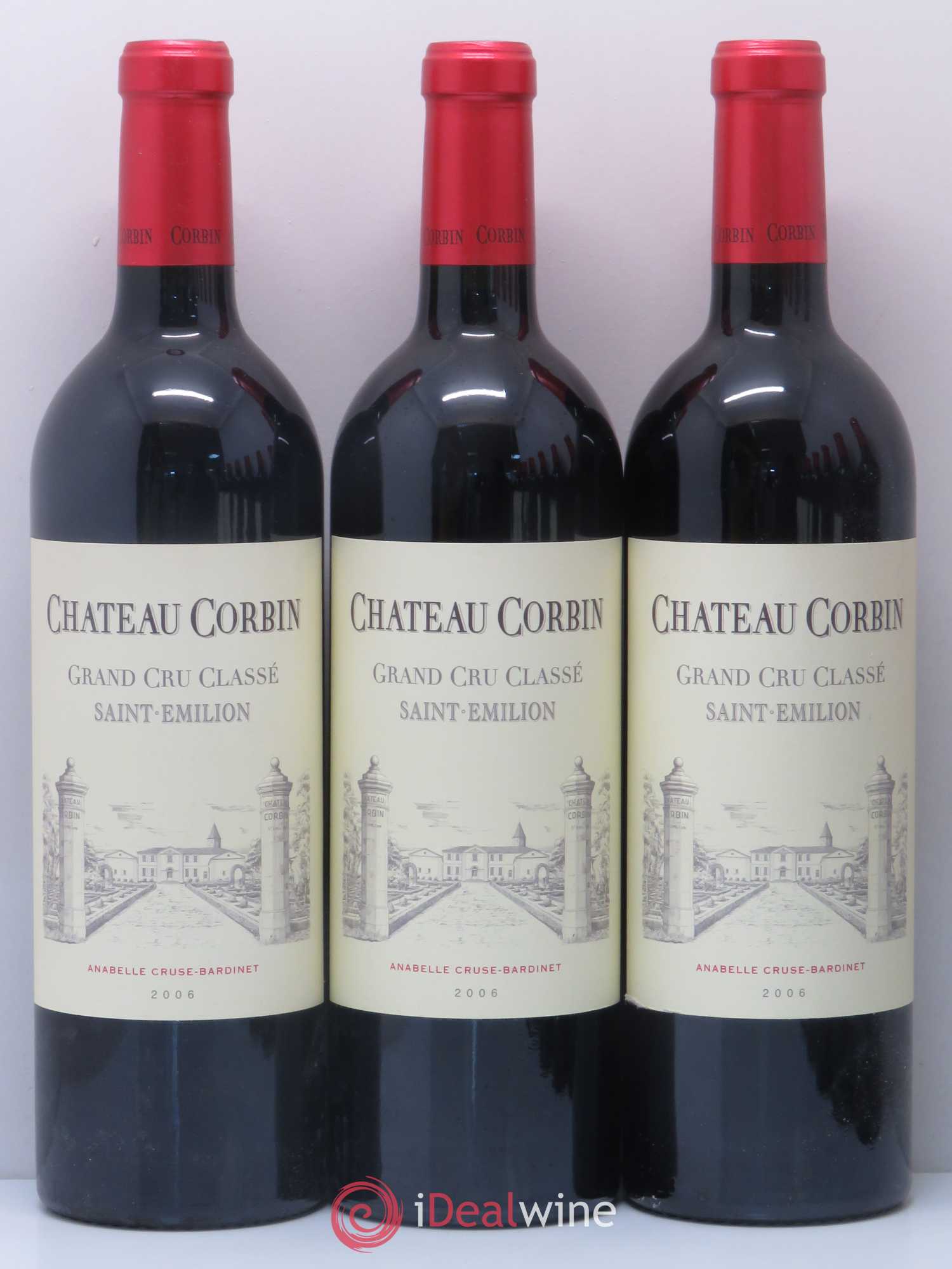Château Corbin Grand Cru Classé 2006 - Lot de 12 bouteilles - 2