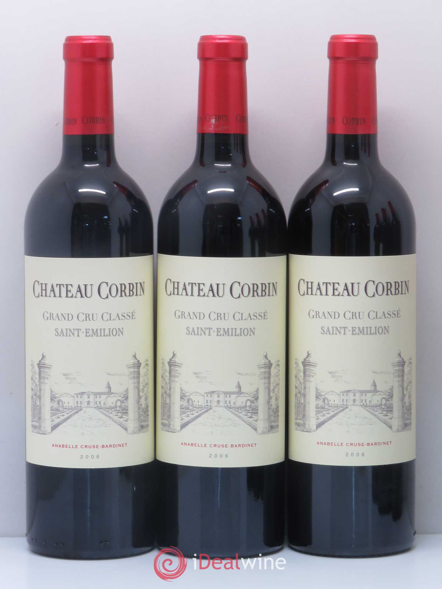 Château Corbin Grand Cru Classé 2006 - Lot de 12 bouteilles - 3