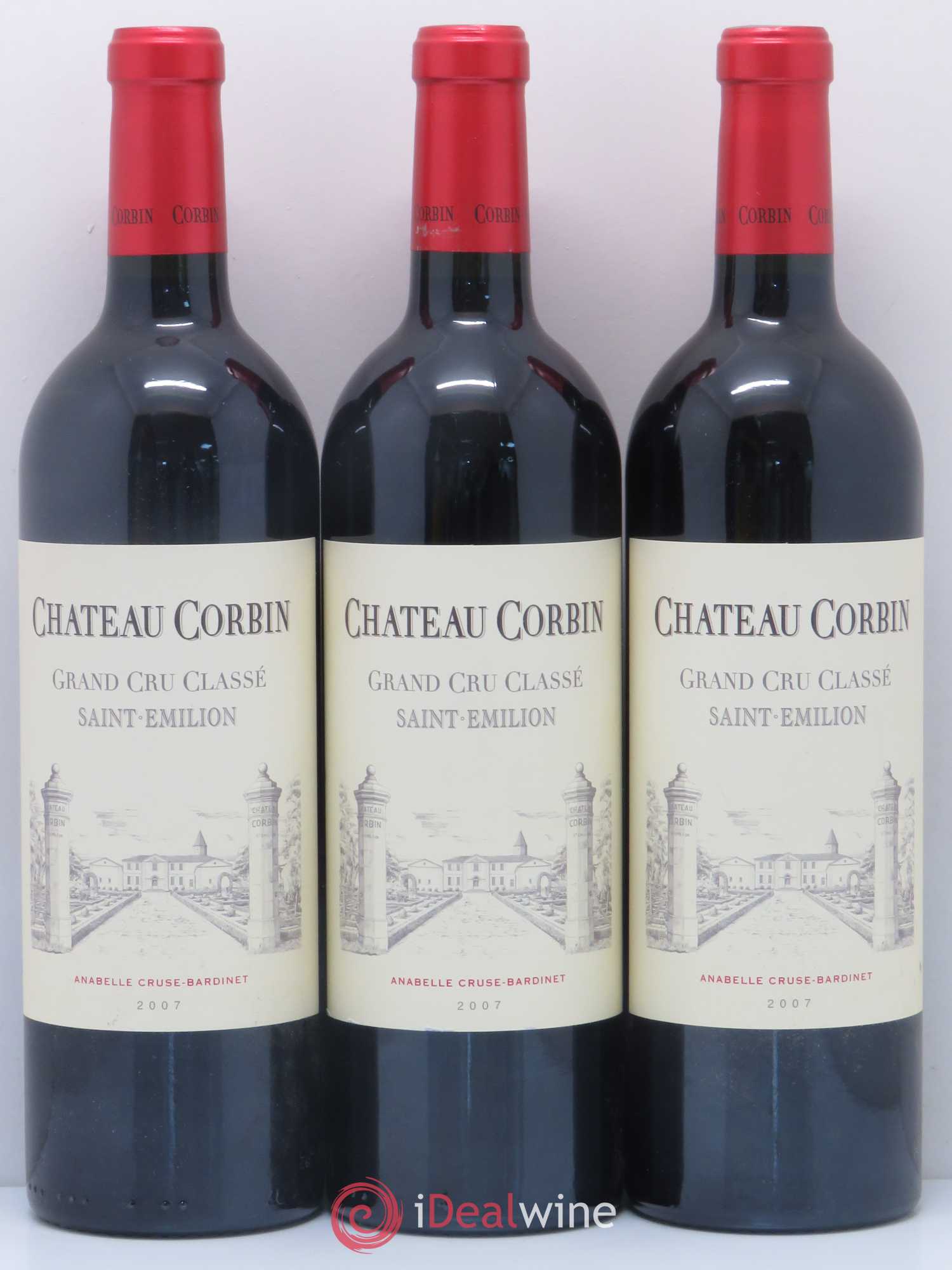 Château Corbin Grand Cru Classé 2007 - Lot de 6 bouteilles - 2