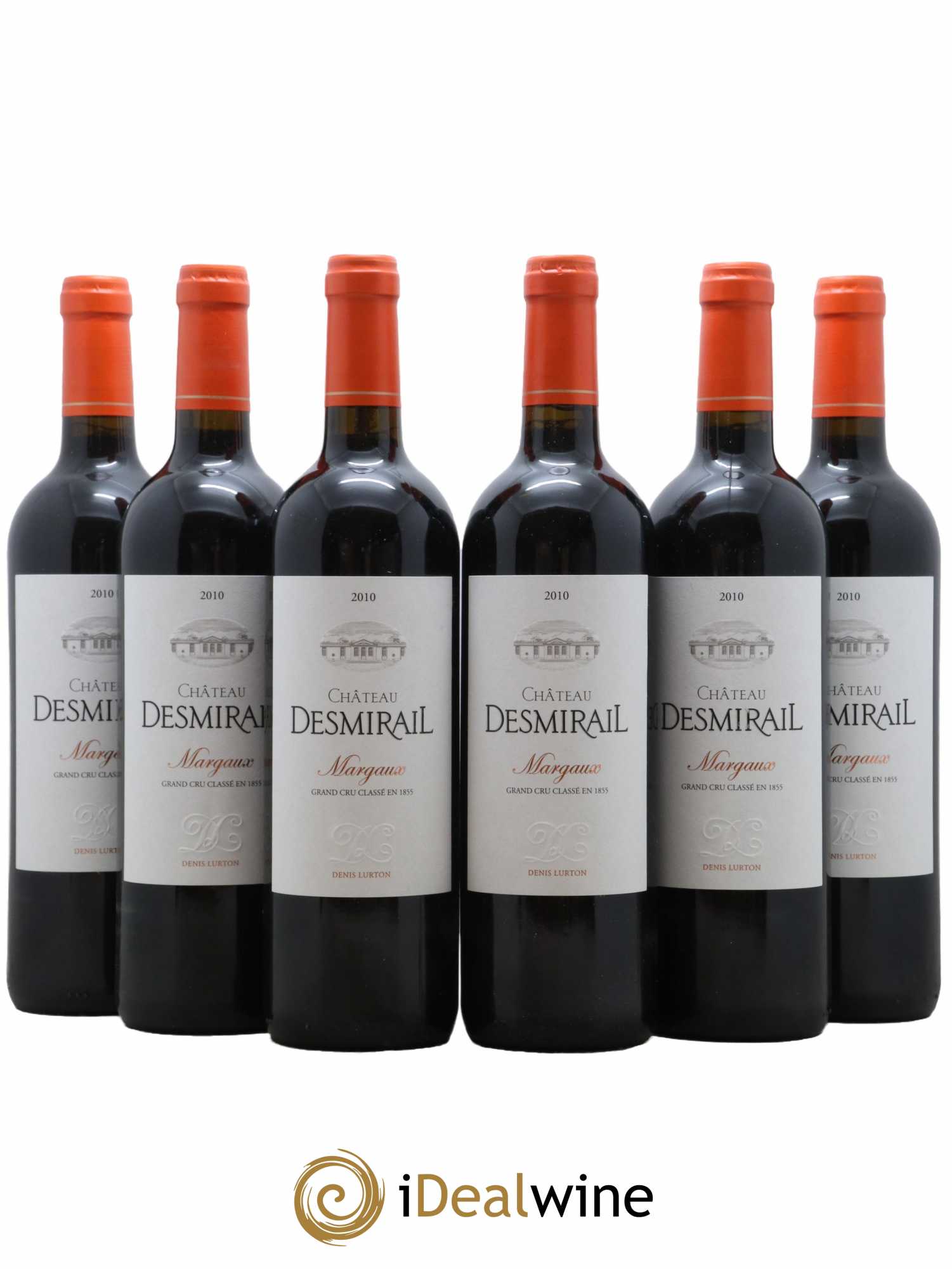 Château Desmirail 3ème Grand Cru Classé 2010 - Lot de 6 bouteilles - 0