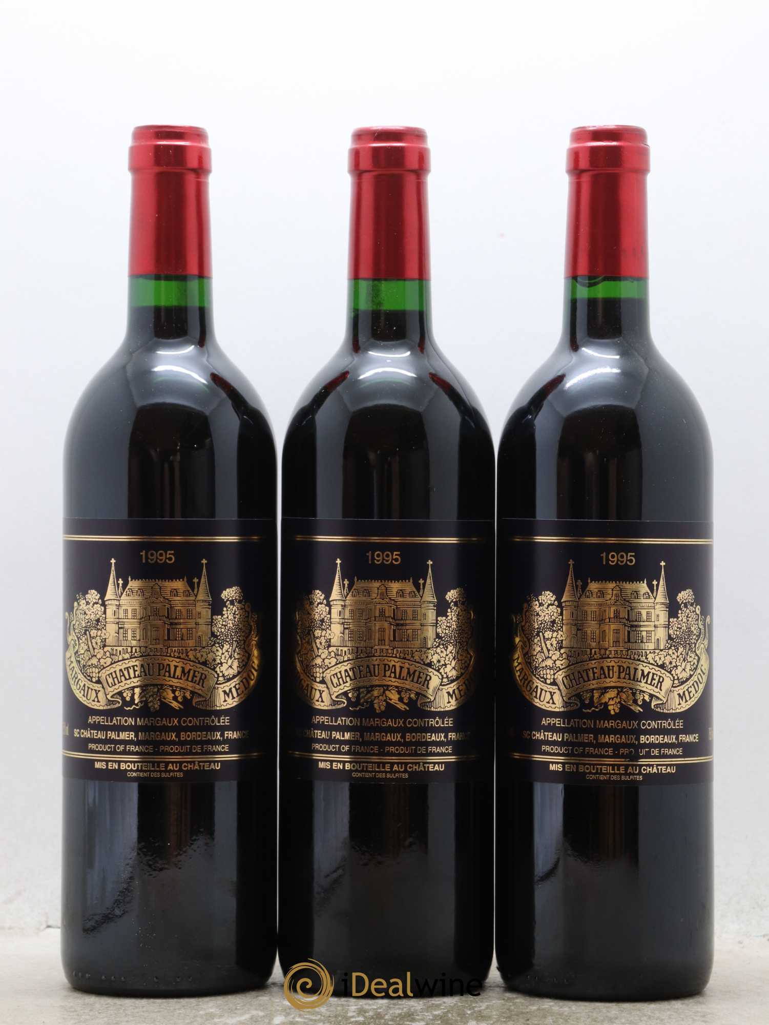 Château Palmer 3ème Grand Cru Classé 1995 - Lot de 12 bouteilles - 3