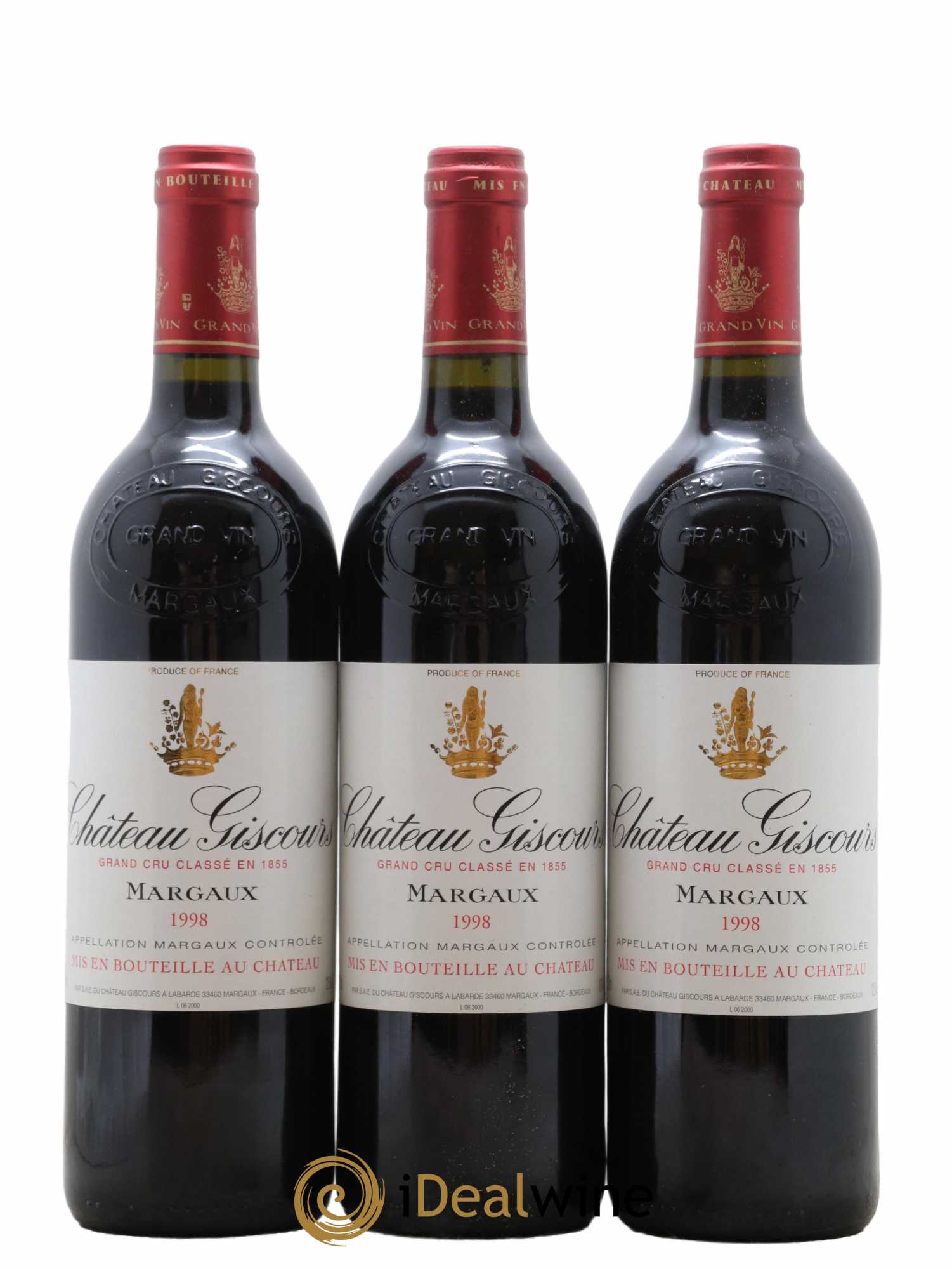 Château Giscours 3ème Grand Cru Classé 1998 - Lot de 12 bouteilles - 3