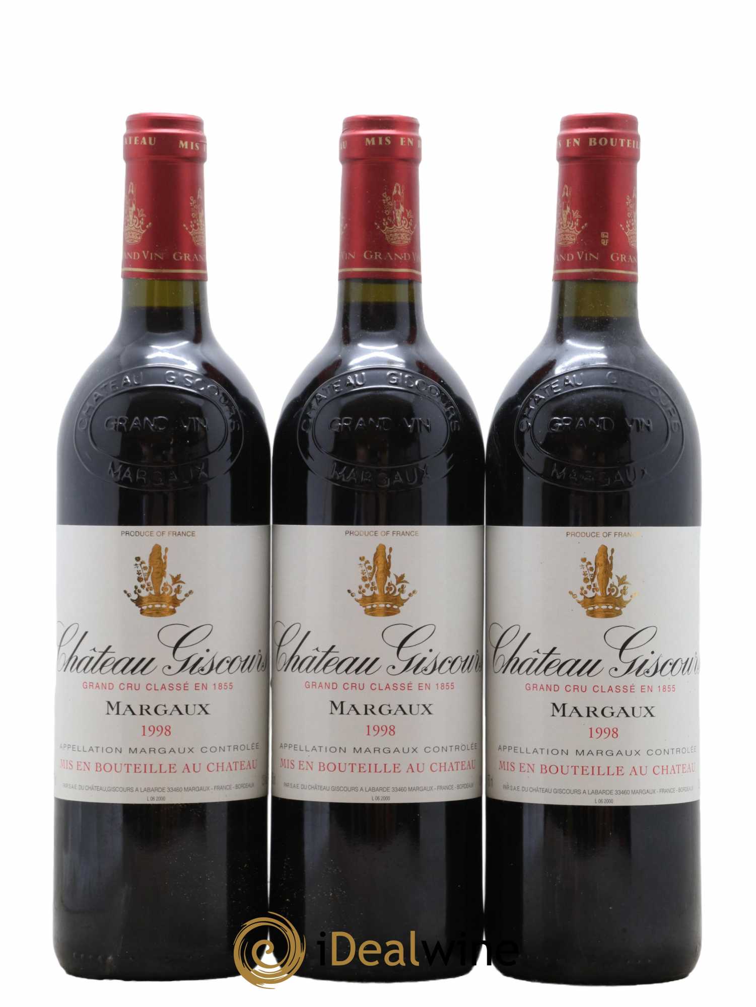 Château Giscours 3ème Grand Cru Classé 1998 - Lot de 12 bouteilles - 4